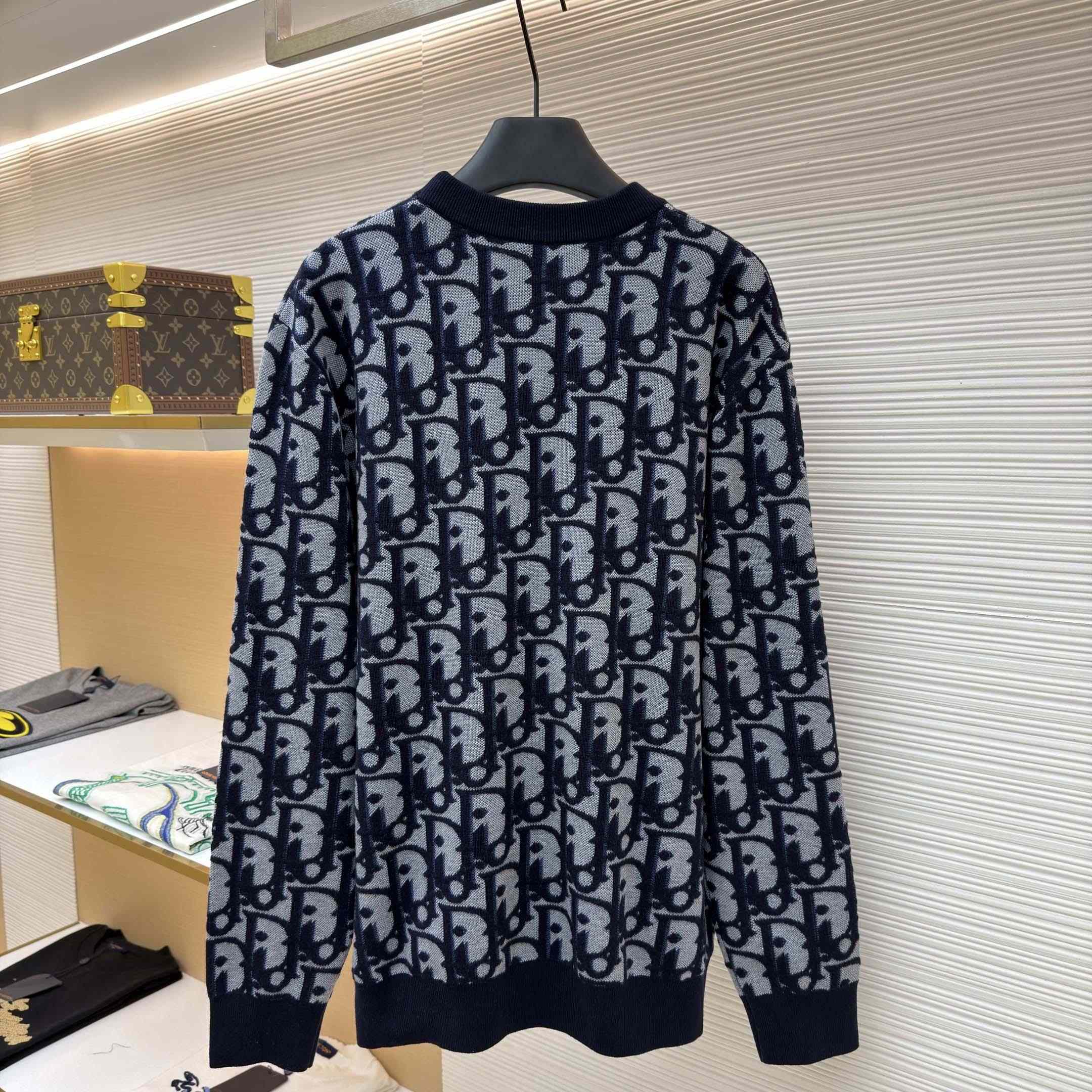 Dior Oblique Sweater  - DopestKickz