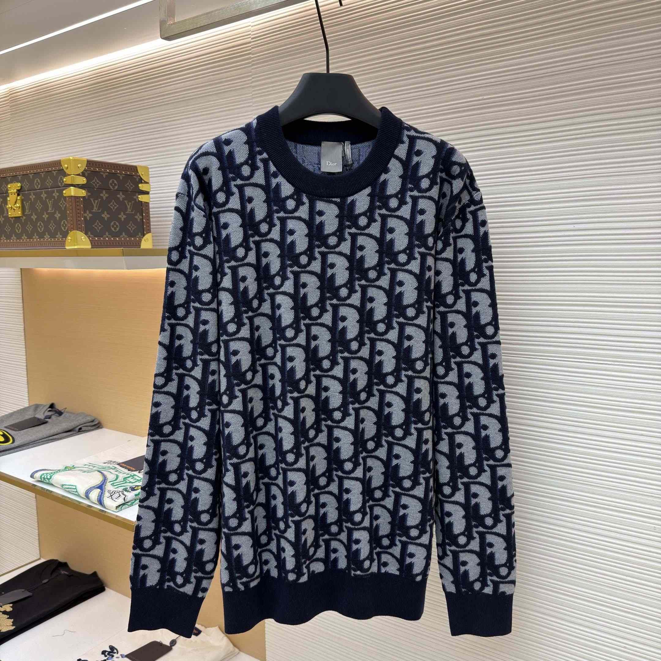 Dior Oblique Sweater  - DopestKickz