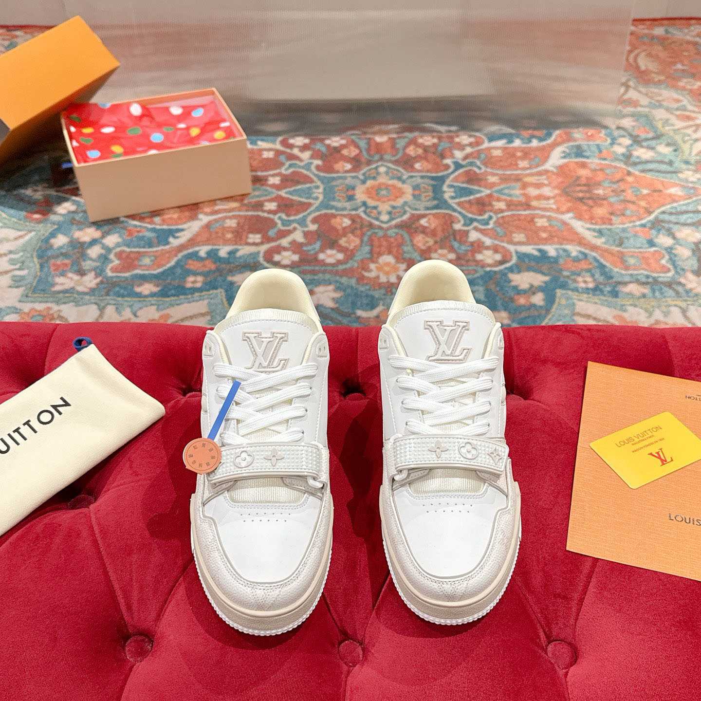 Louis Vuitton LV Trainer Sneaker   1AHTUG - DopestKickz