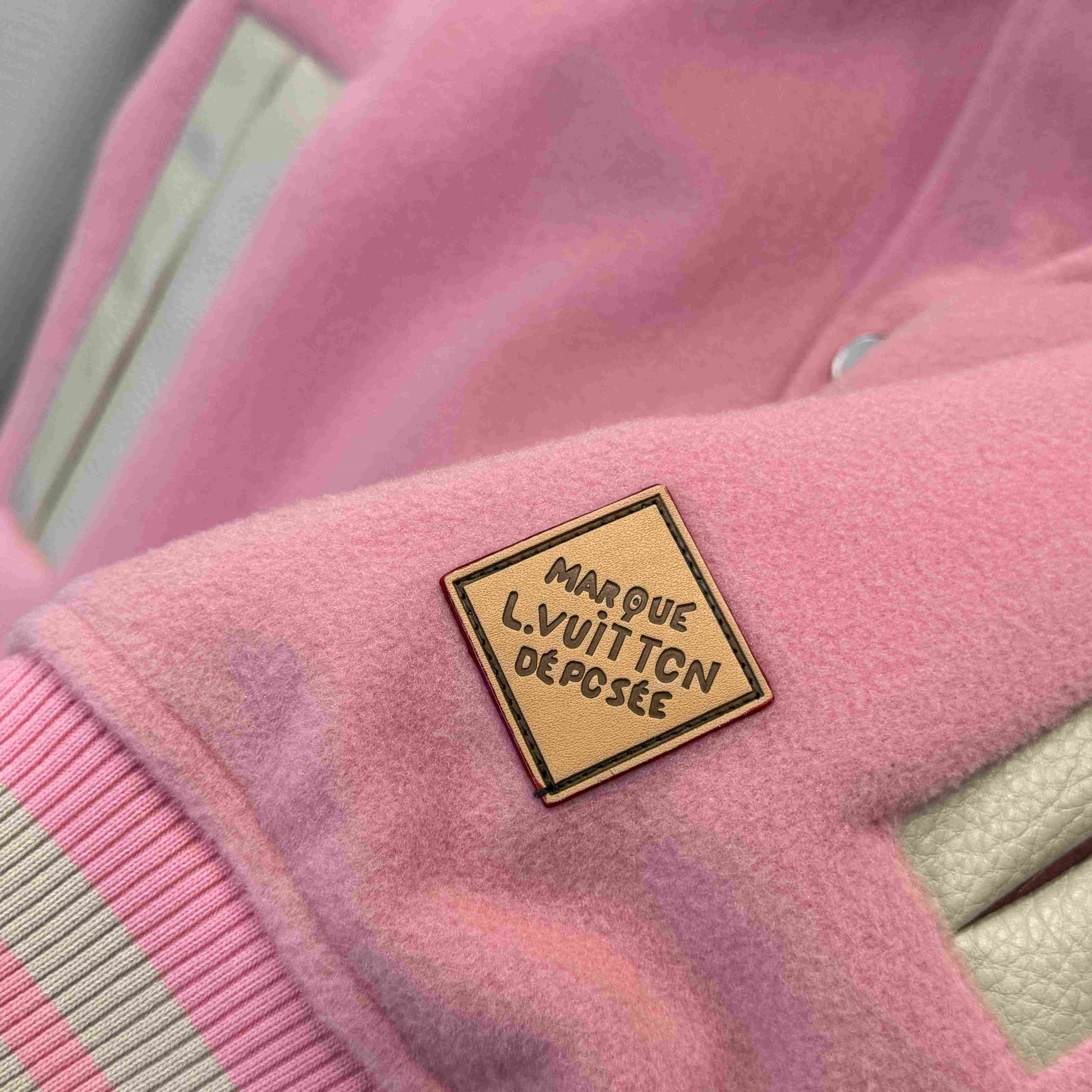 Louis Vuitton Signature Leather Varsity Jacket 1AILZ7 - DopestKickz