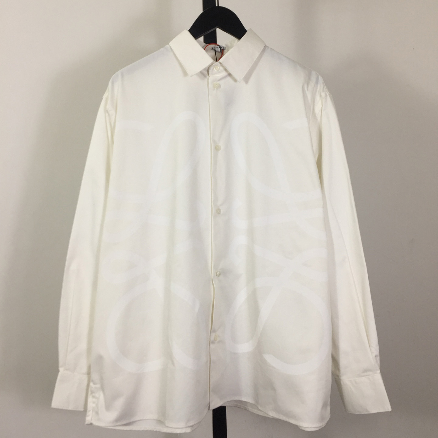 Loewe Embossed Logo Shirt - White - DopestKickz
