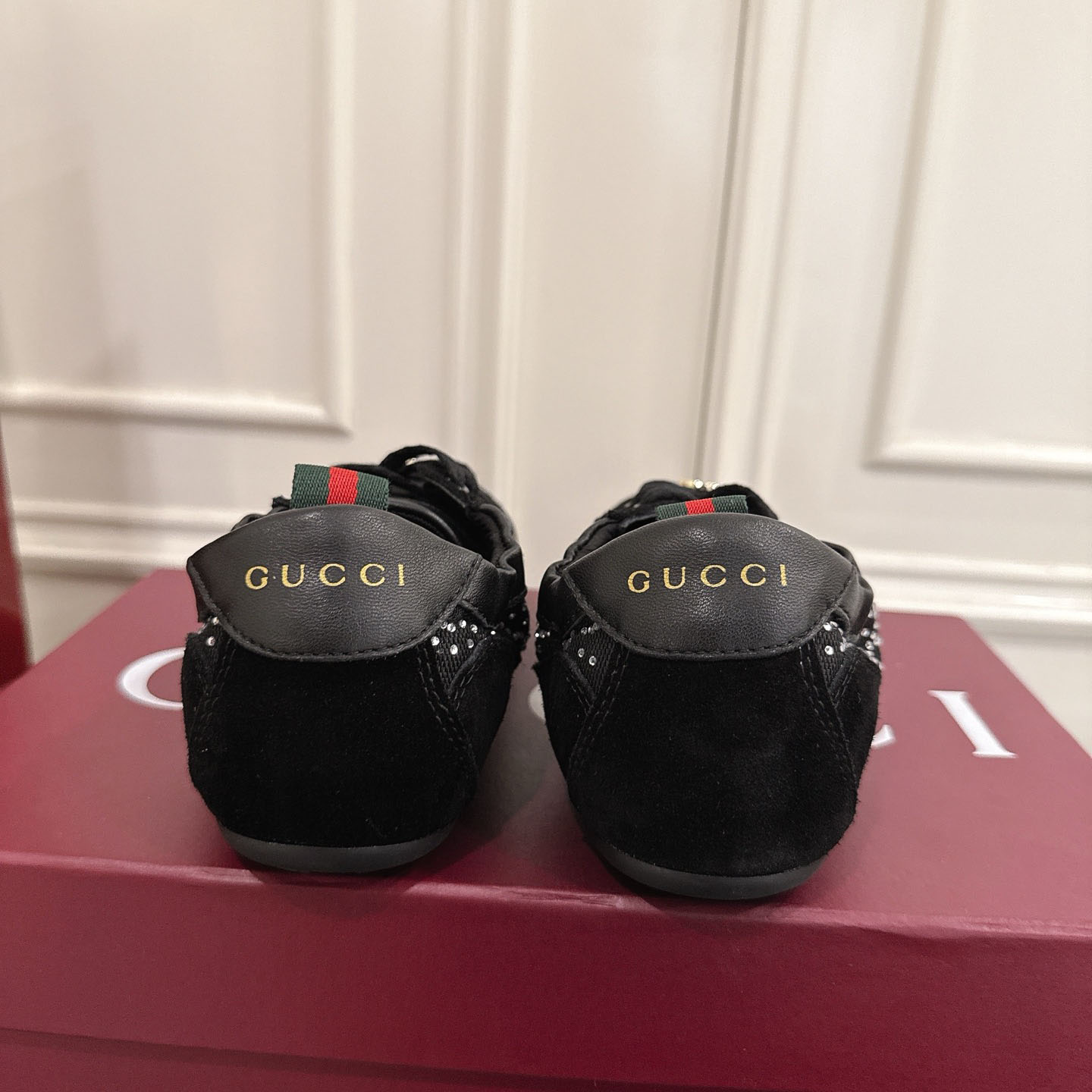 Gucci Women's Gucci Shift GG Crystal Sneaker - DopestKickz