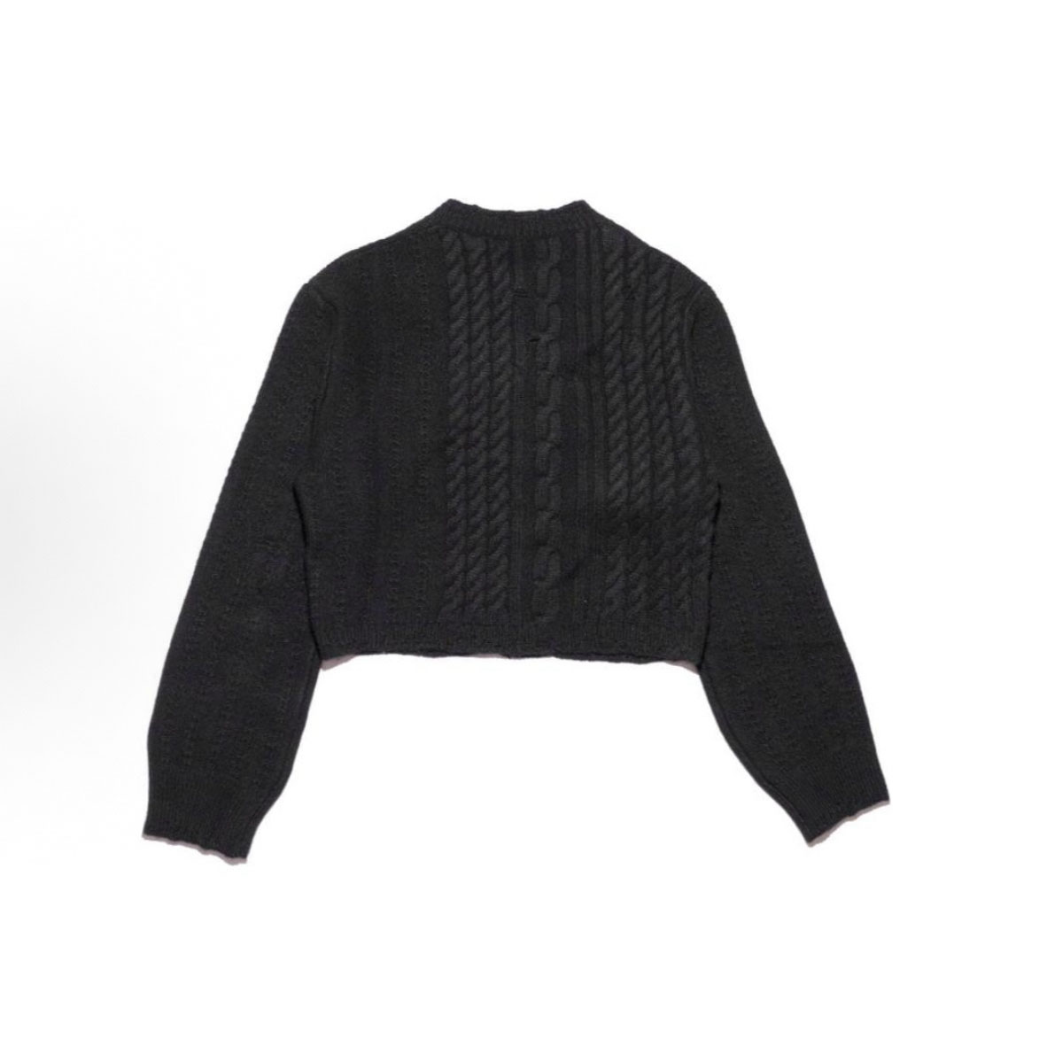 Enfants Riches Déprimés Cable Knit Cropped Cardigan - DopestKickz