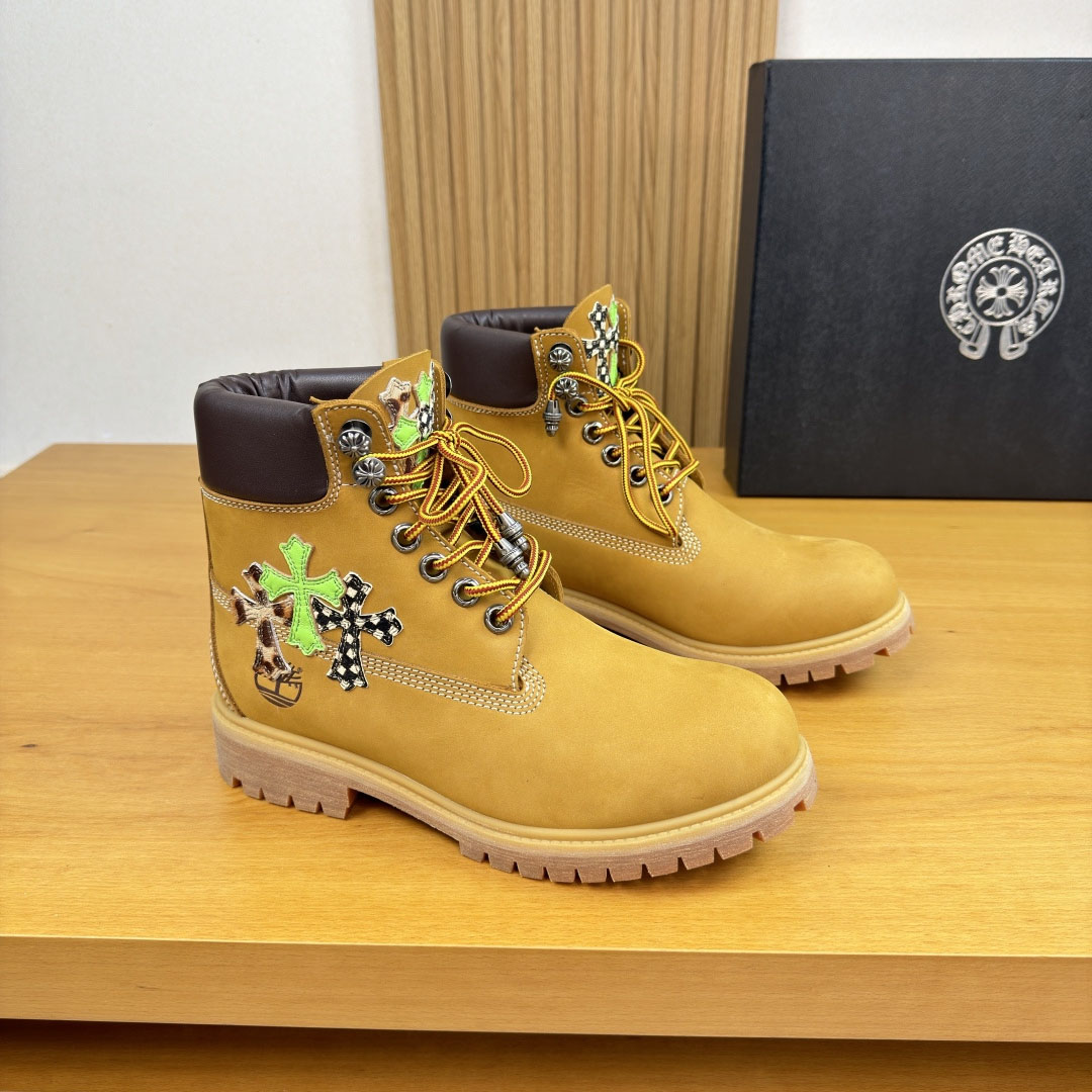 Chrome Hearts x Timberland 6-inch Boots - DopestKickz