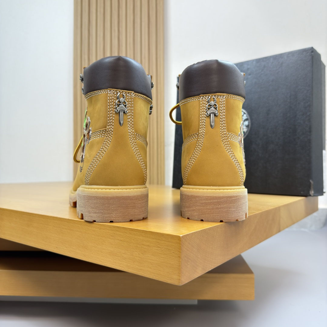 Chrome Hearts x Timberland 6-inch Boots - DopestKickz