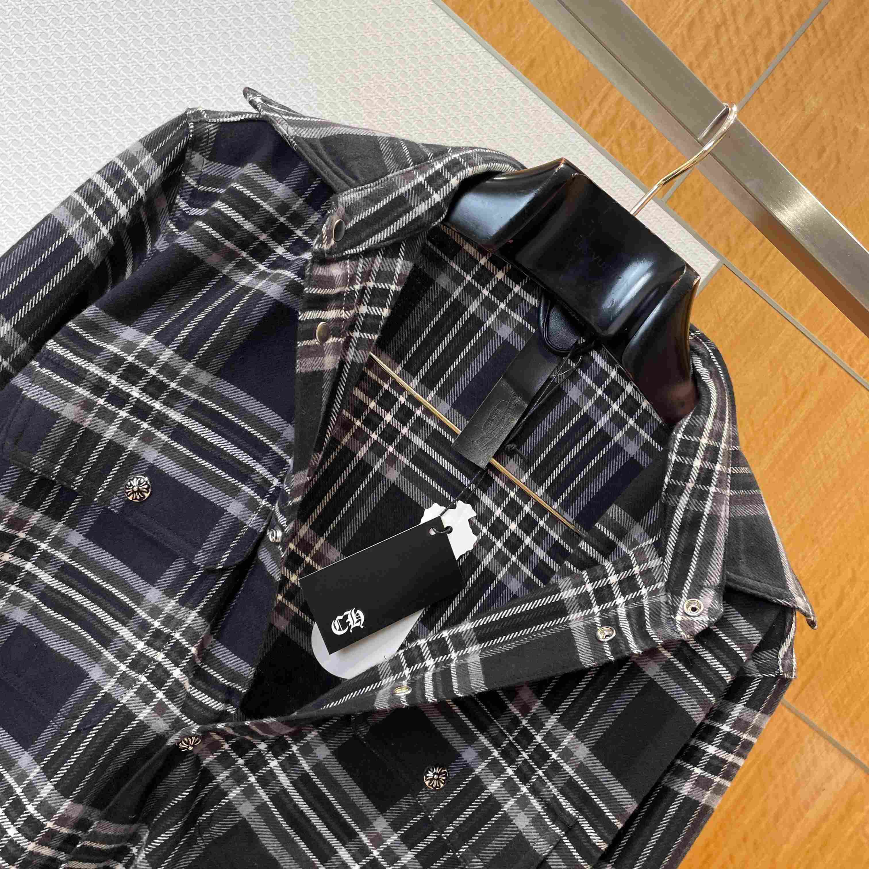 Chrome Hearts  Flannel Work Dog Shirt - DopestKickz