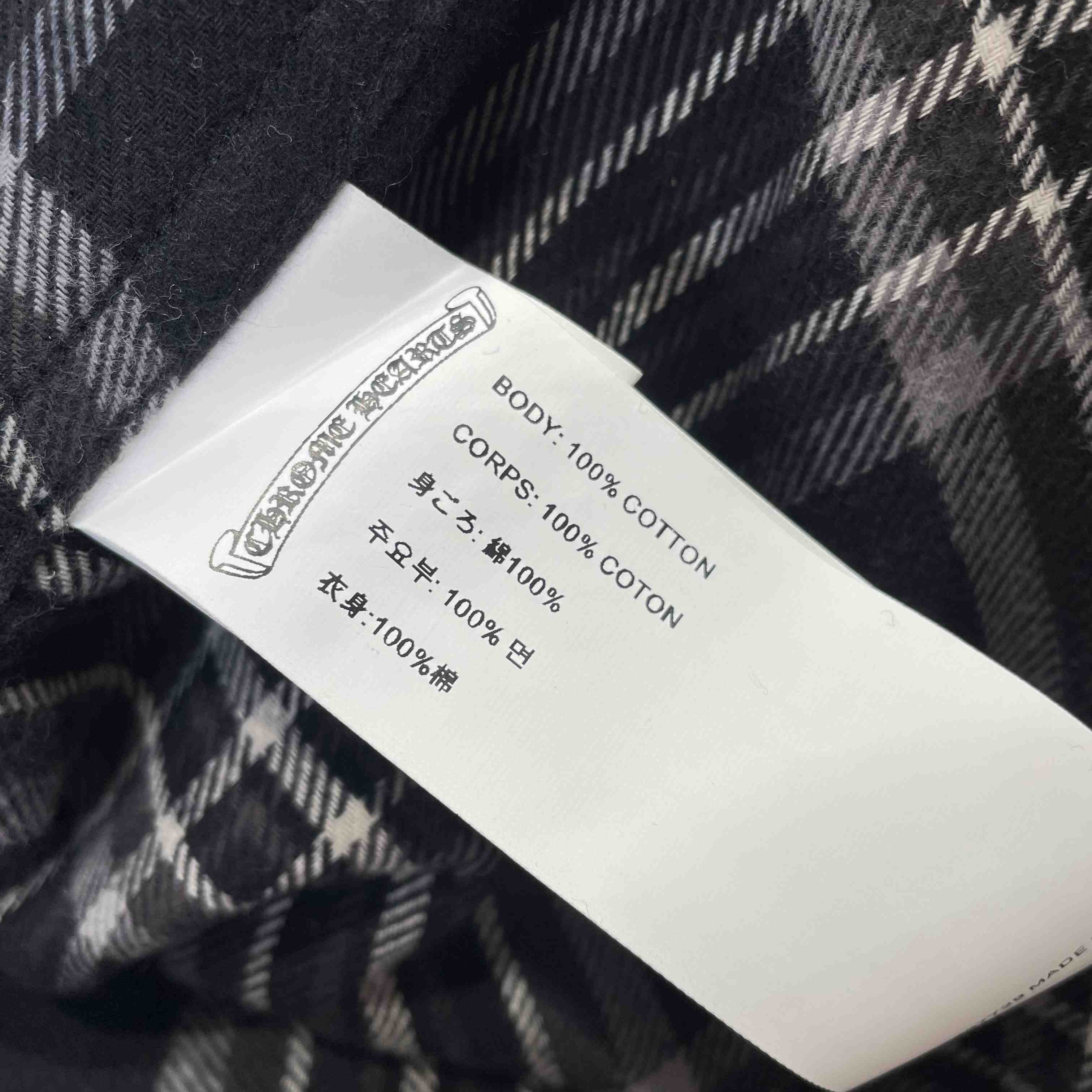 Chrome Hearts  Flannel Work Dog Shirt - DopestKickz