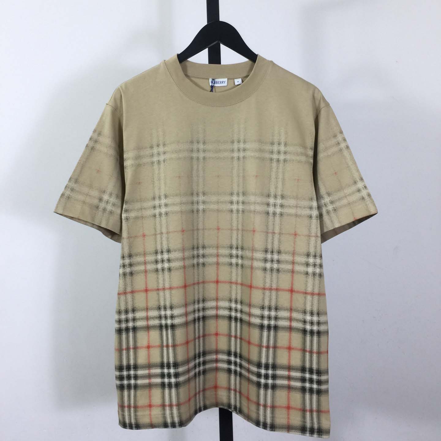 Burberry Gradient Check Cotton T-shirt - DopestKickz