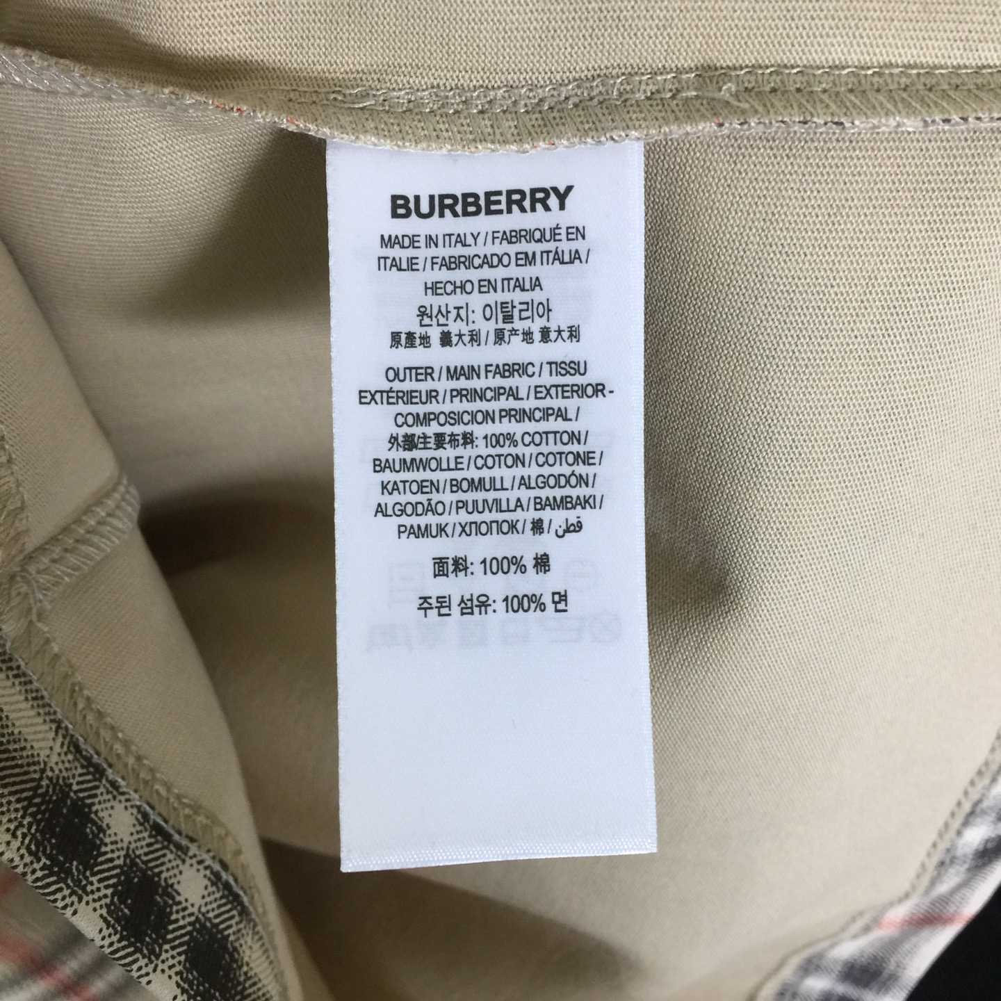 Burberry Gradient Check Cotton T-shirt - DopestKickz
