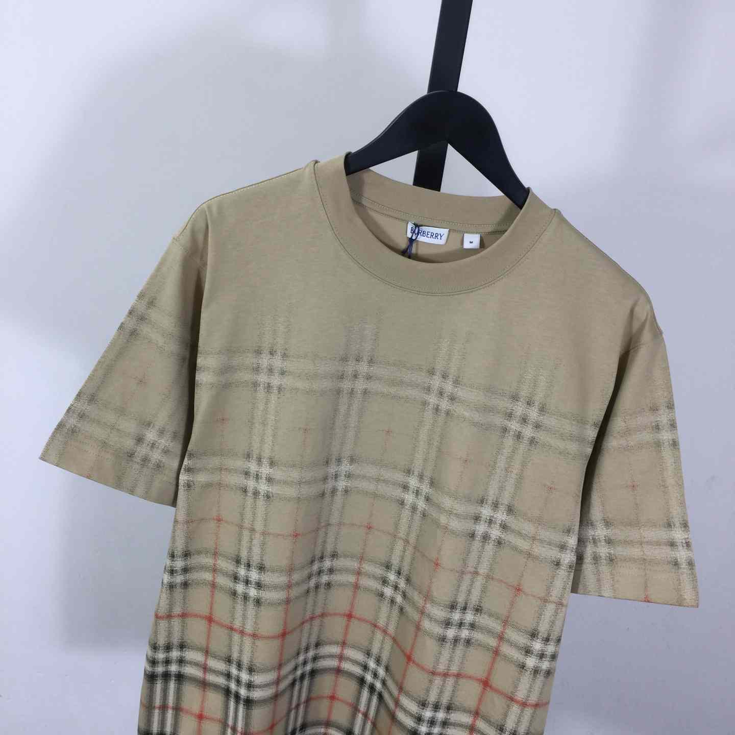Burberry Gradient Check Cotton T-shirt - DopestKickz