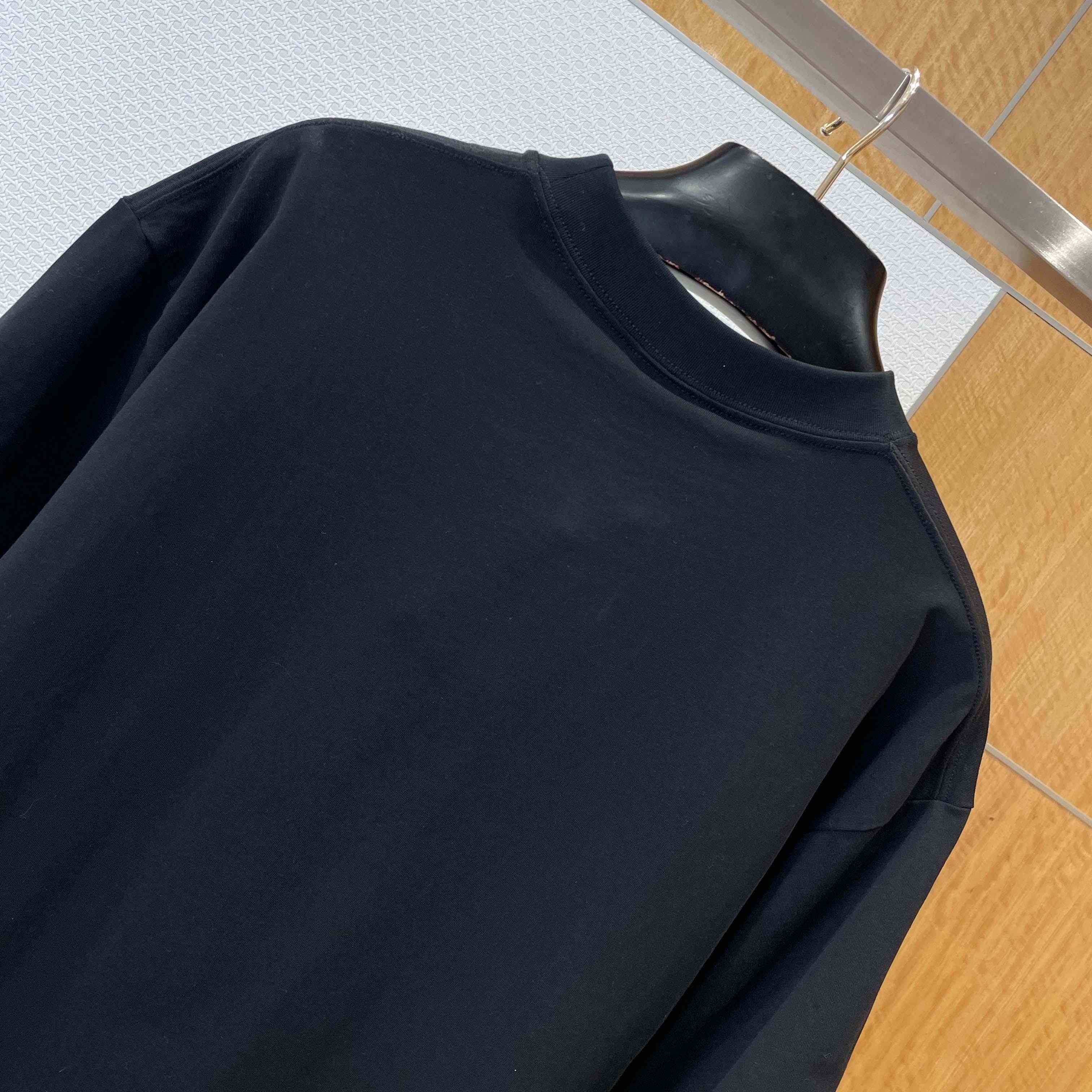 Balenciaga Cursive T-Shirt Medium Fit in black - DopestKickz