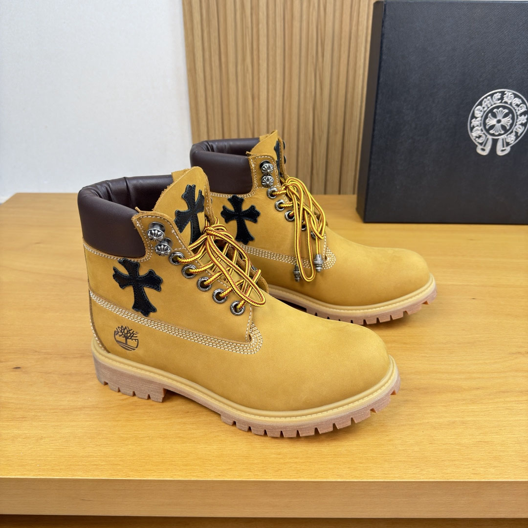 Chrome Hearts x Timberland 6-inch Boots - DopestKickz