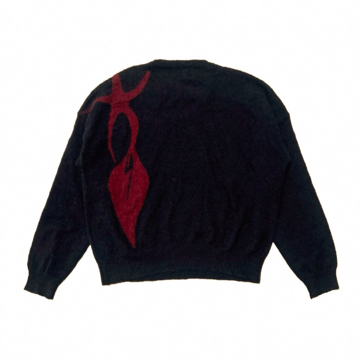 Enfants Riches Déprimés 77 (Tears) Sweater 'Black/Burgundy' - DopestKickz