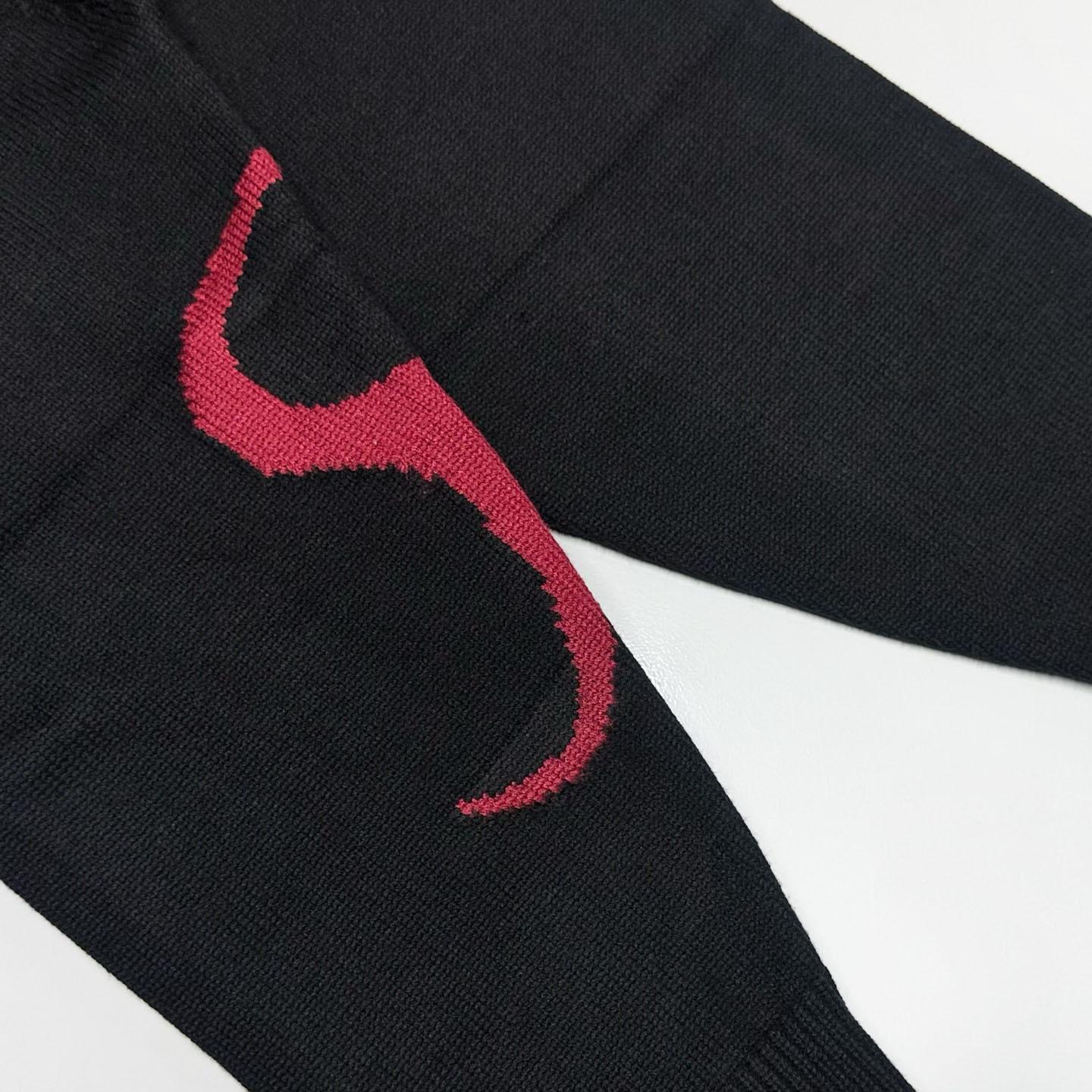 Enfants Riches Déprimés 77 (Tears) Sweater 'Black/Burgundy' - DopestKickz