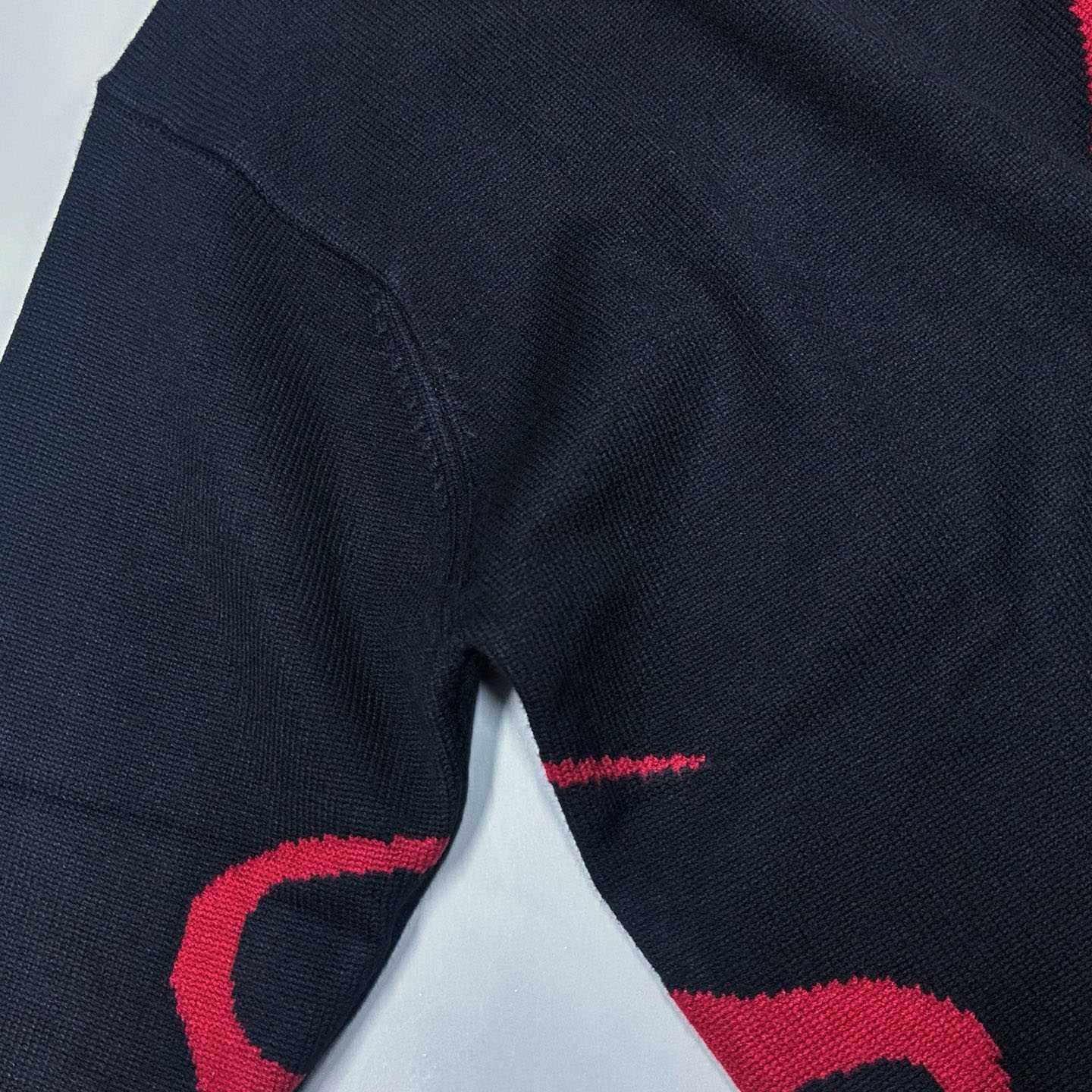 Enfants Riches Déprimés 77 (Tears) Sweater 'Black/Burgundy' - DopestKickz