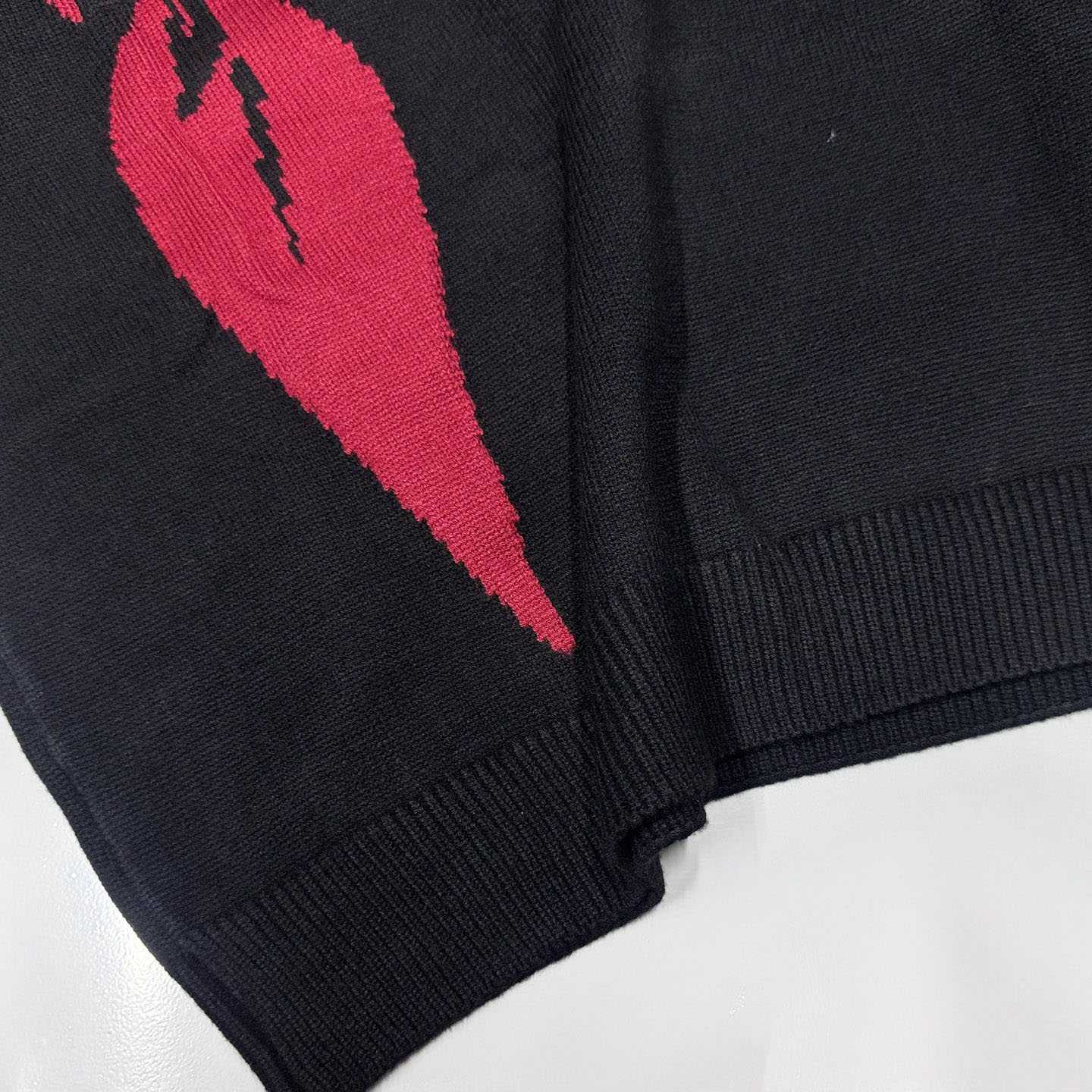 Enfants Riches Déprimés 77 (Tears) Sweater 'Black/Burgundy' - DopestKickz