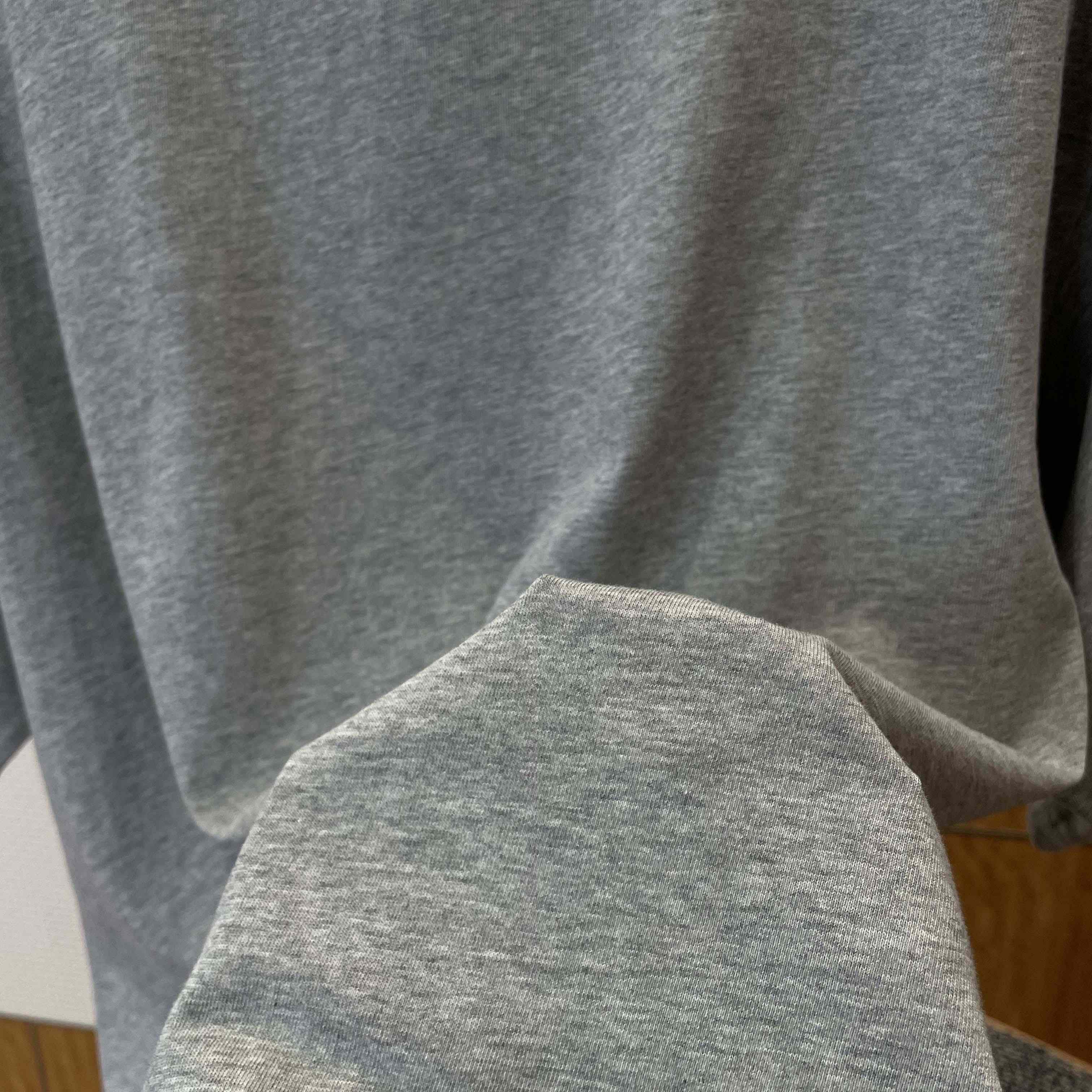 Balenciaga Cursive T-Shirt Medium Fit in Light Heather Grey - DopestKickz