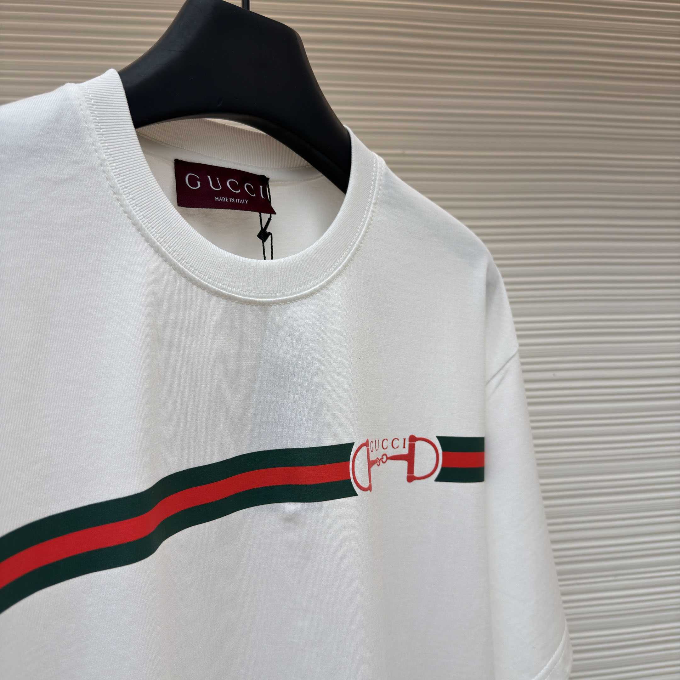 Gucci Cotton Jersey T-shirt With Print - DopestKickz