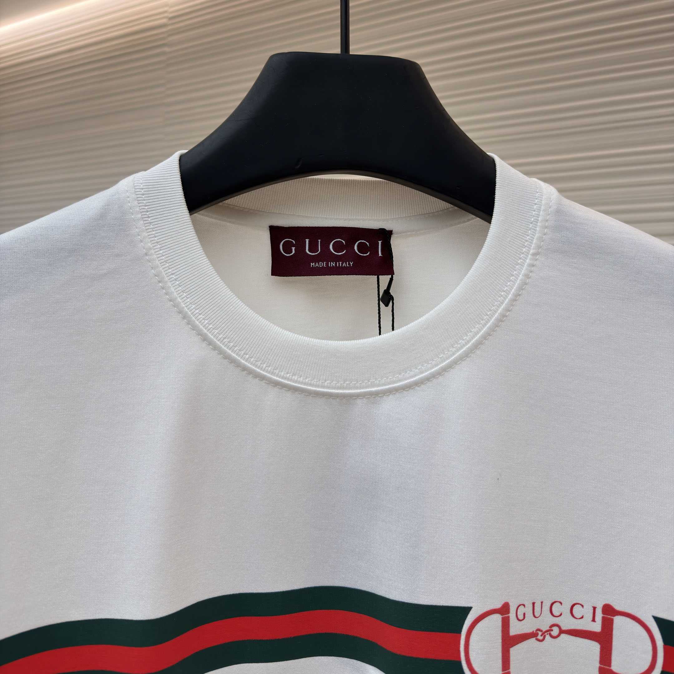 Gucci Cotton Jersey T-shirt With Print - DopestKickz