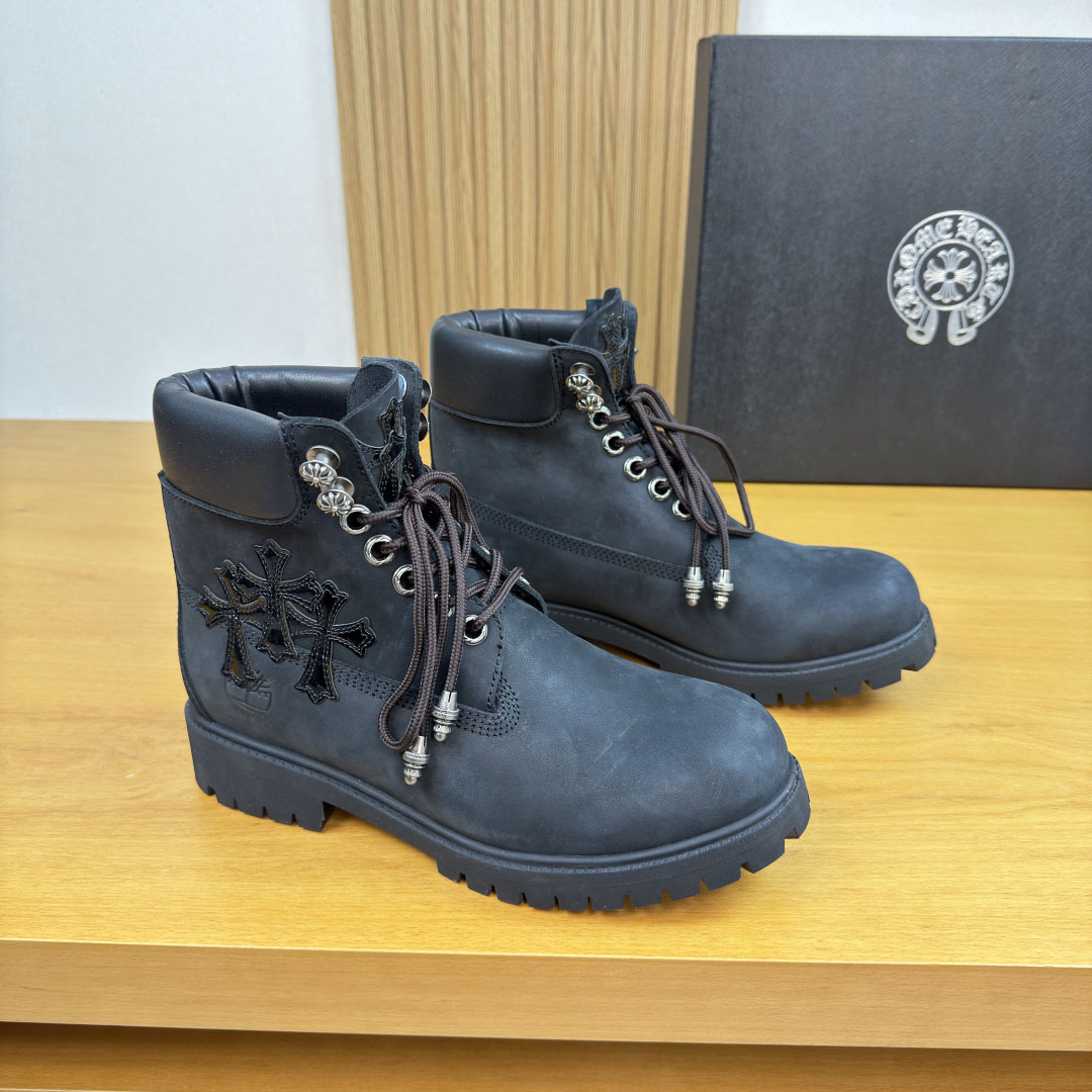 Chrome Hearts x Timberland 6-inch Boots - DopestKickz