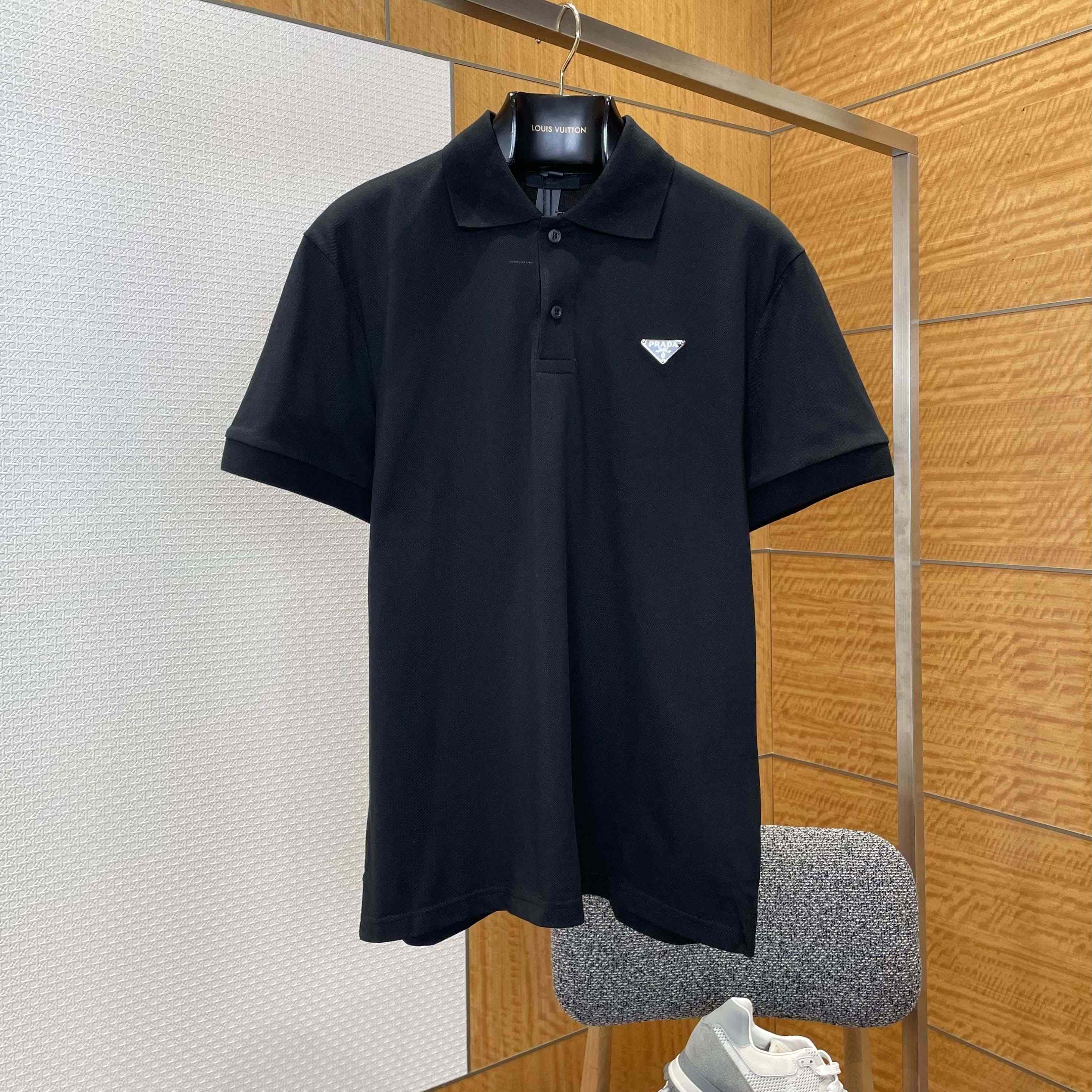 Prada Piqué Polo Shirt - DopestKickz