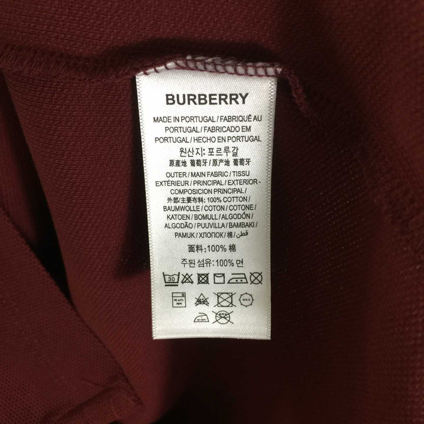 Burberry Cotton Polo Shirt - DopestKickz
