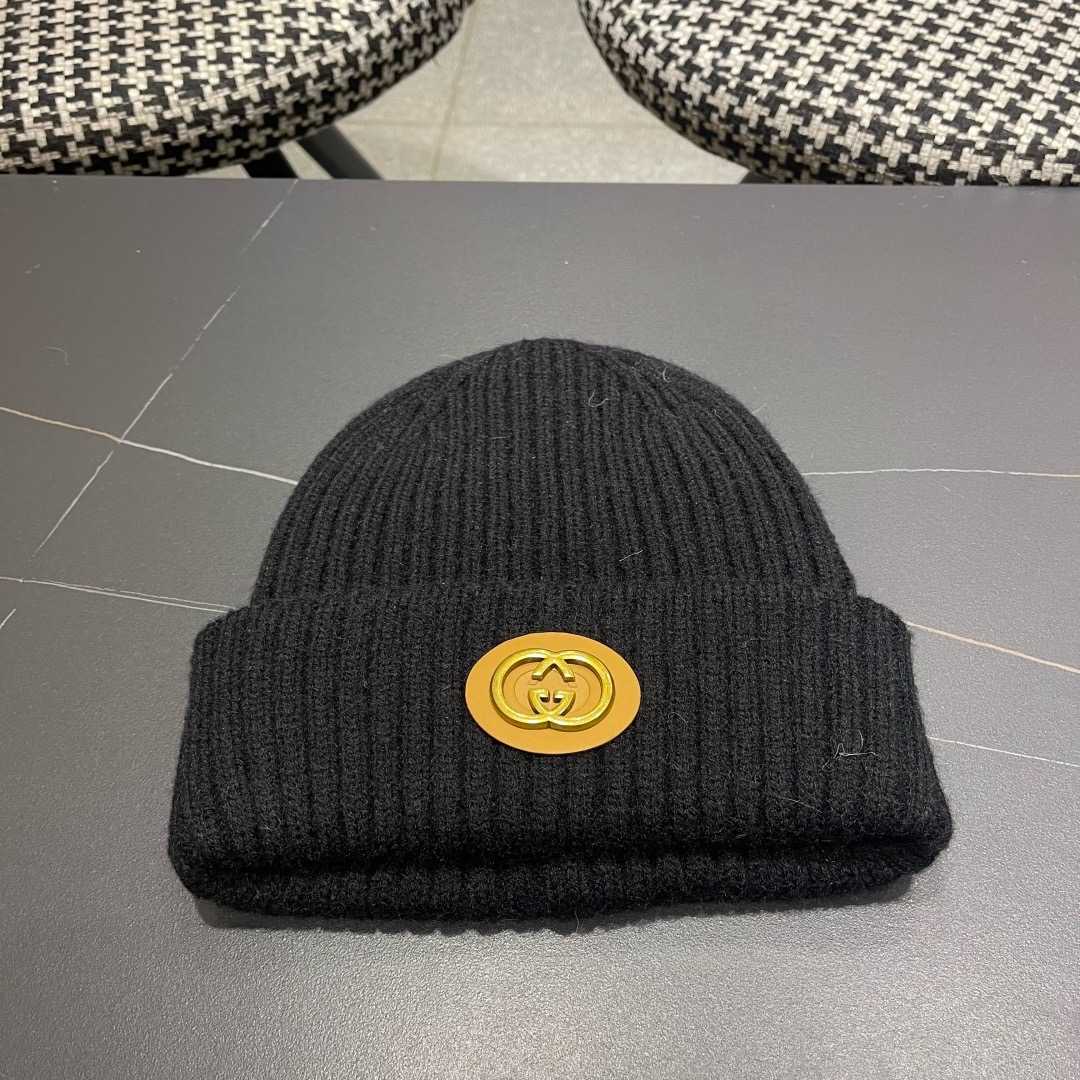Gucci  Wool Cashmere Hat With Double G - DopestKickz
