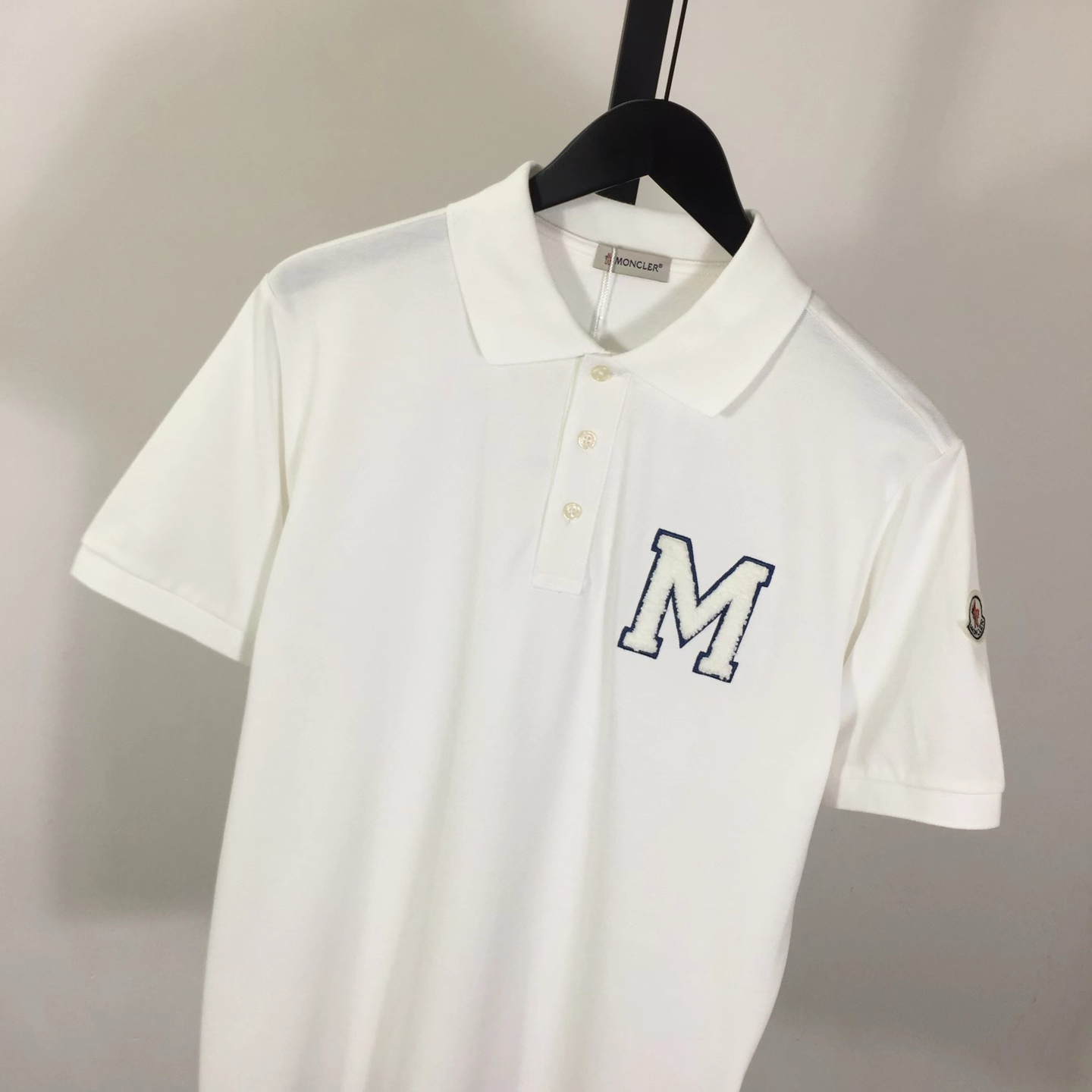 Moncler Monogram Cotton Piquet Polo Shirt - DopestKickz