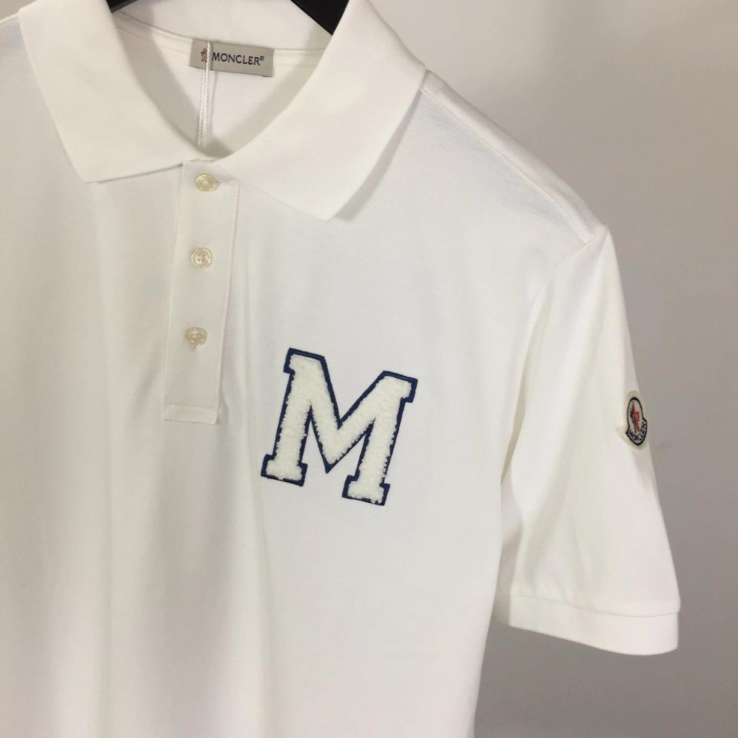 Moncler Monogram Cotton Piquet Polo Shirt - DopestKickz