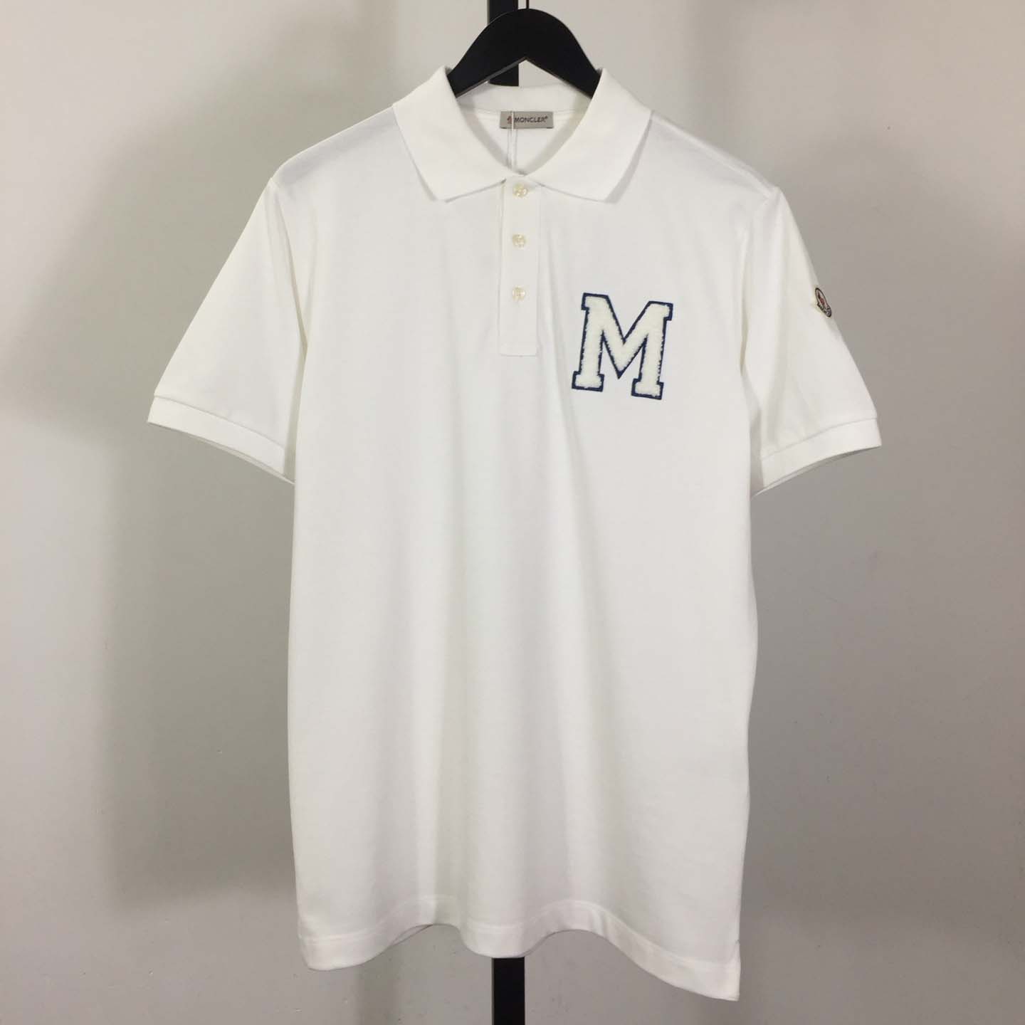 Moncler Monogram Cotton Piquet Polo Shirt - DopestKickz