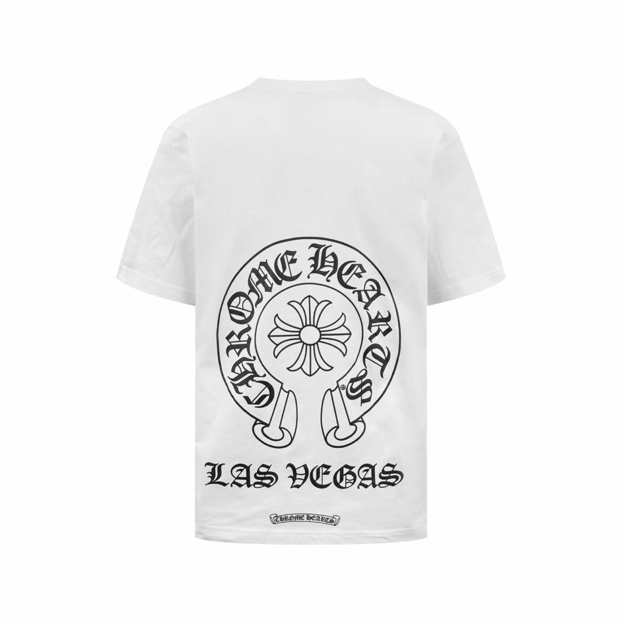 Chrome Hearts Las Vegas Exclusive Horseshoe Logo Pocket T-Shirt 'Black' - DopestKickz