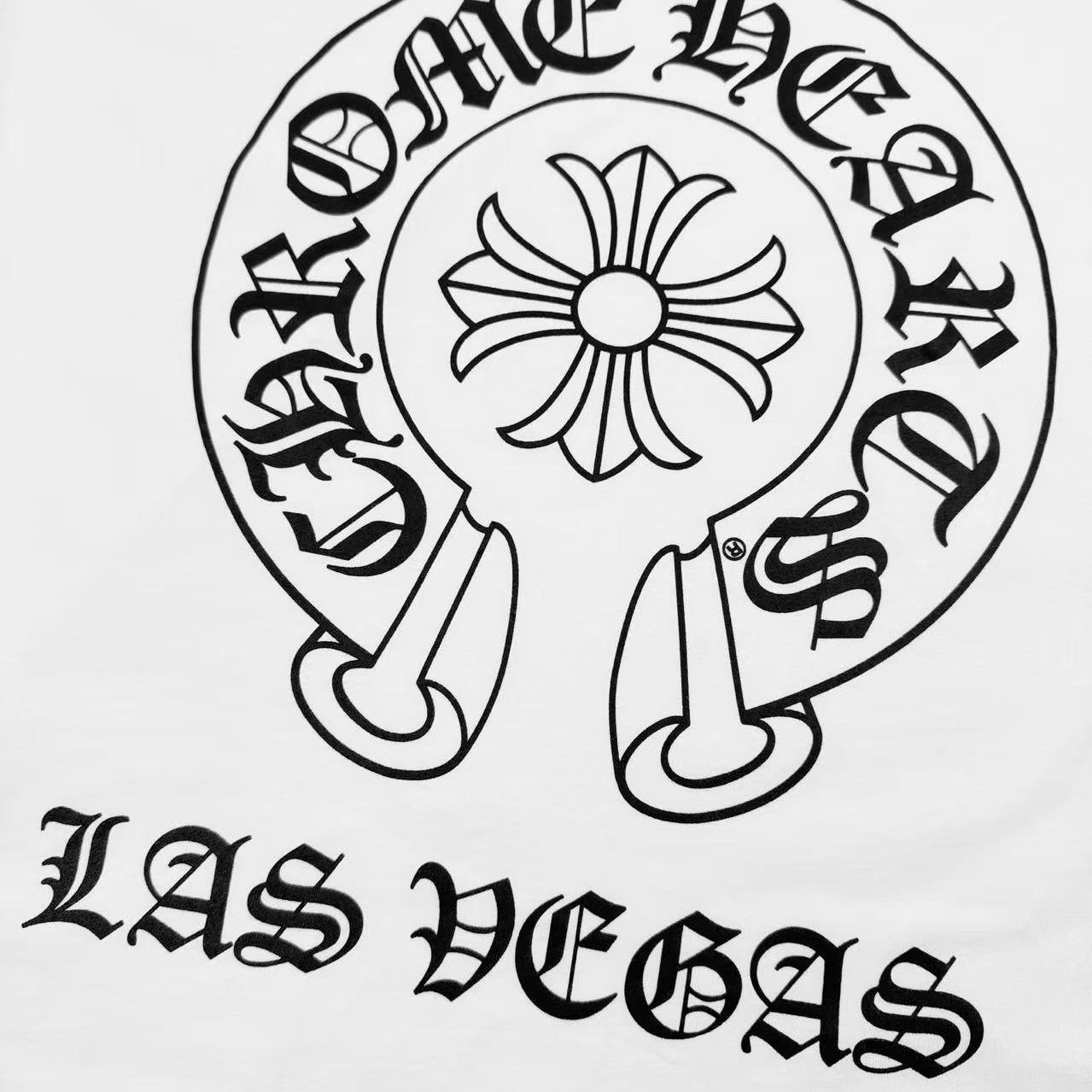 Chrome Hearts Las Vegas Exclusive Horseshoe Logo Pocket T-Shirt 'Black' - DopestKickz