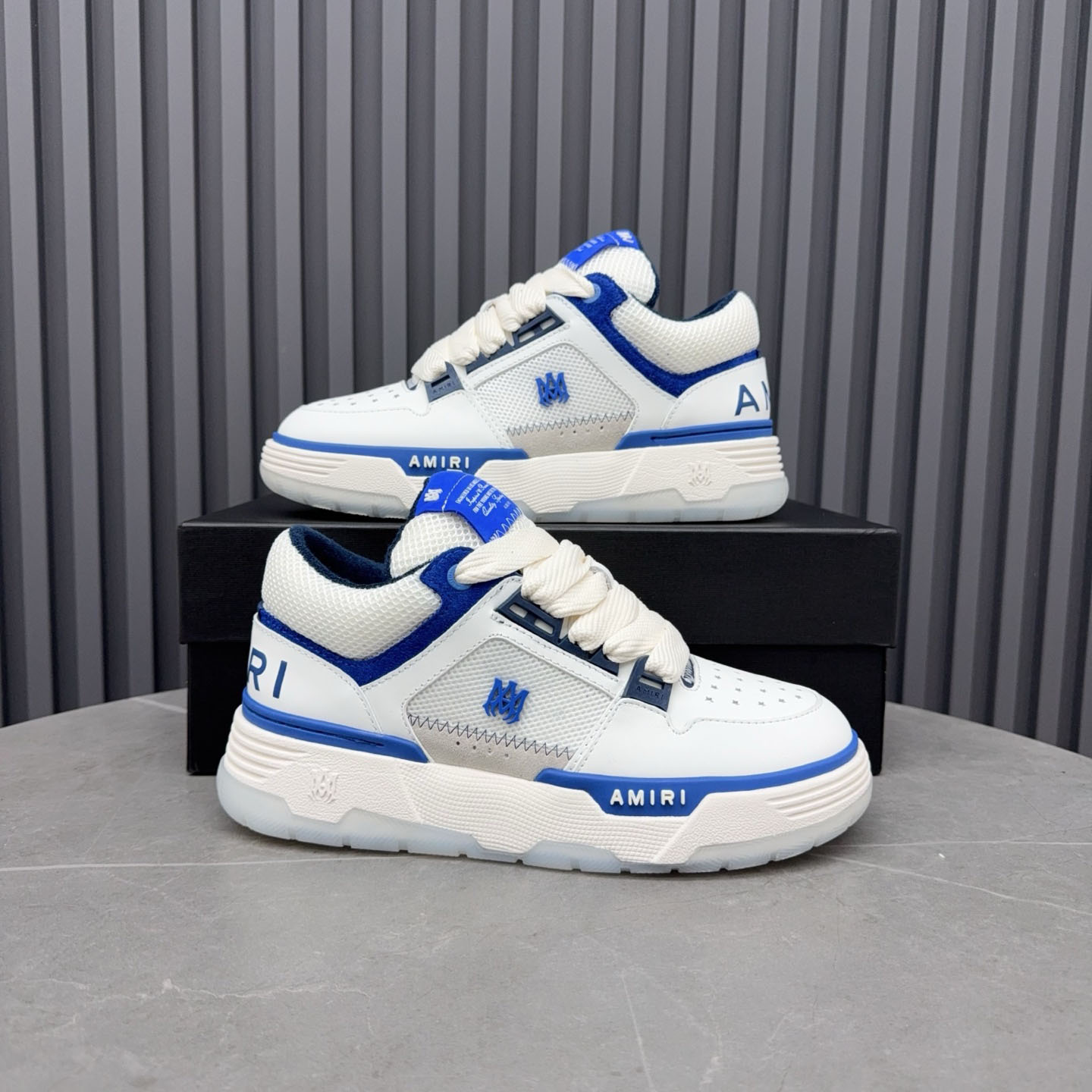 Amiri MA-1 'White Navy' - DopestKickz