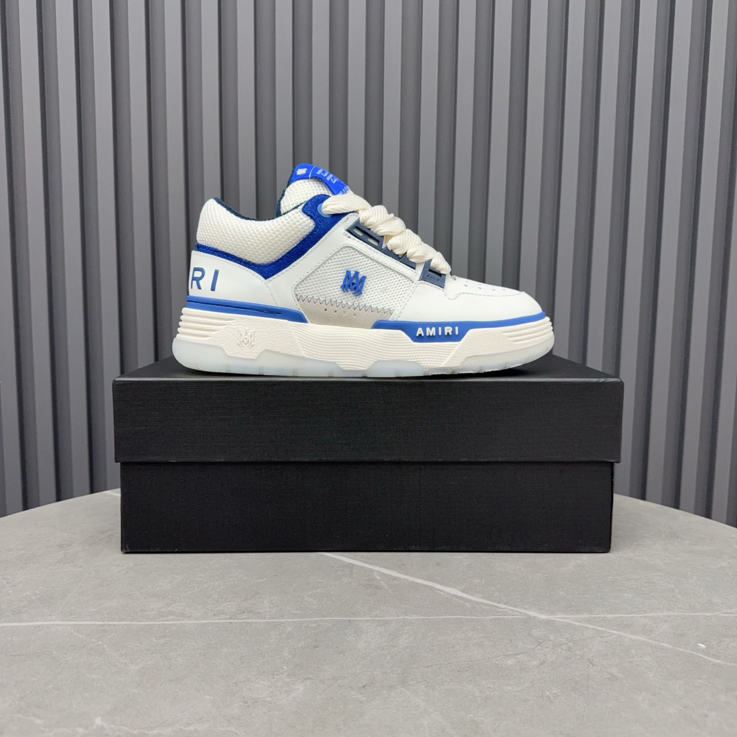 Amiri MA-1 'White Navy' - DopestKickz