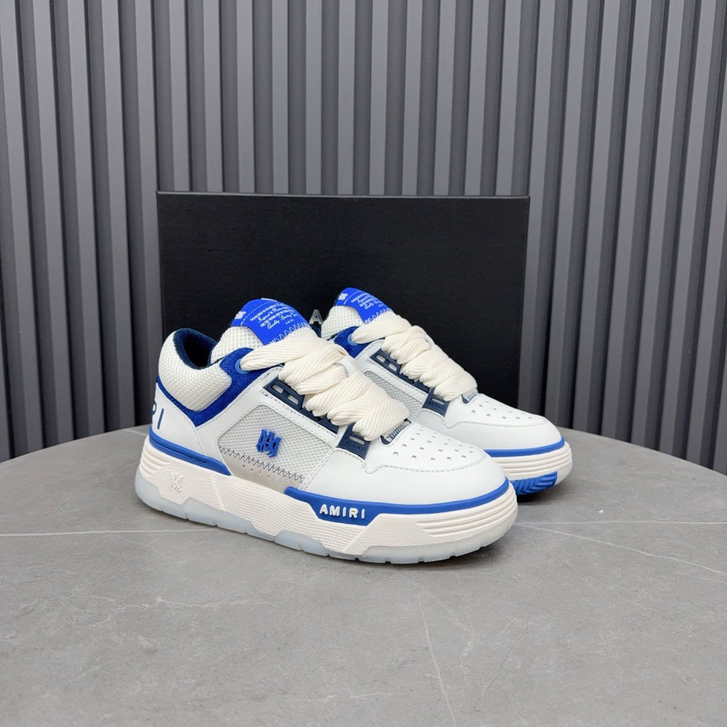 Amiri MA-1 'White Navy' - DopestKickz