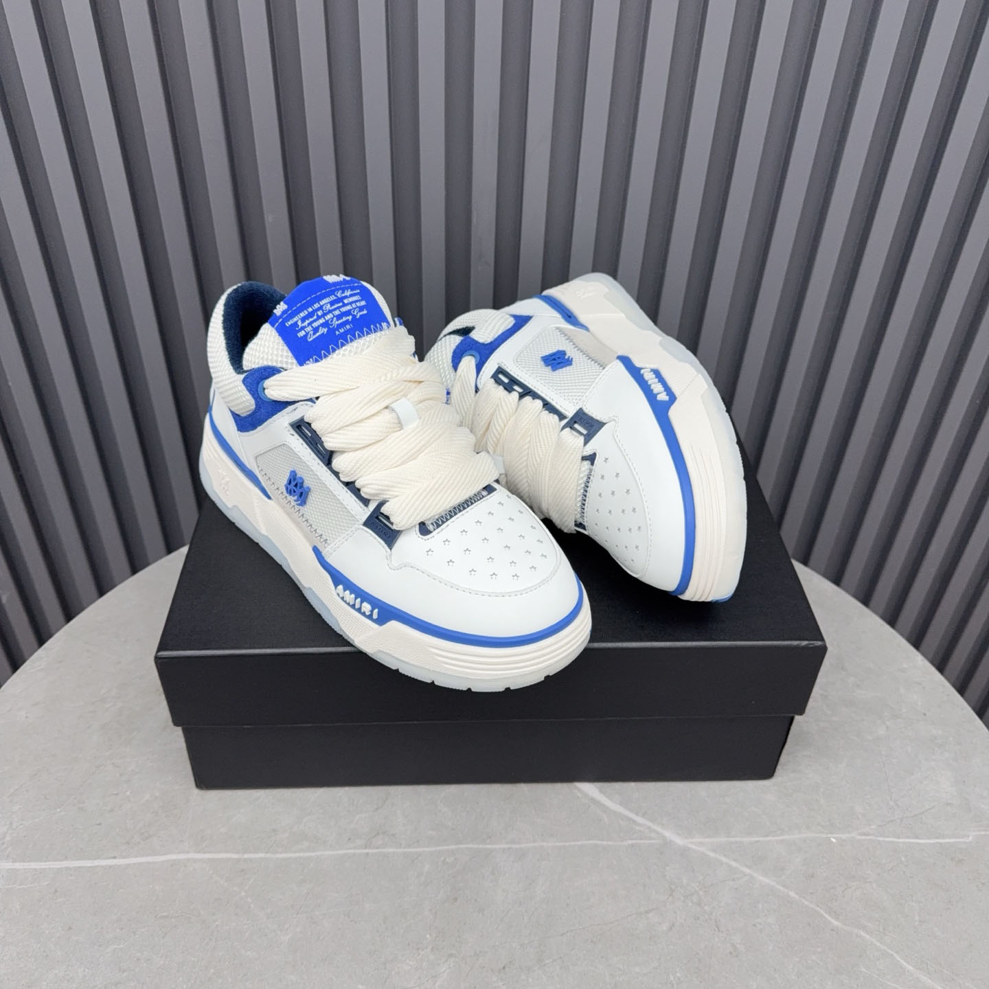 Amiri MA-1 'White Navy' - DopestKickz