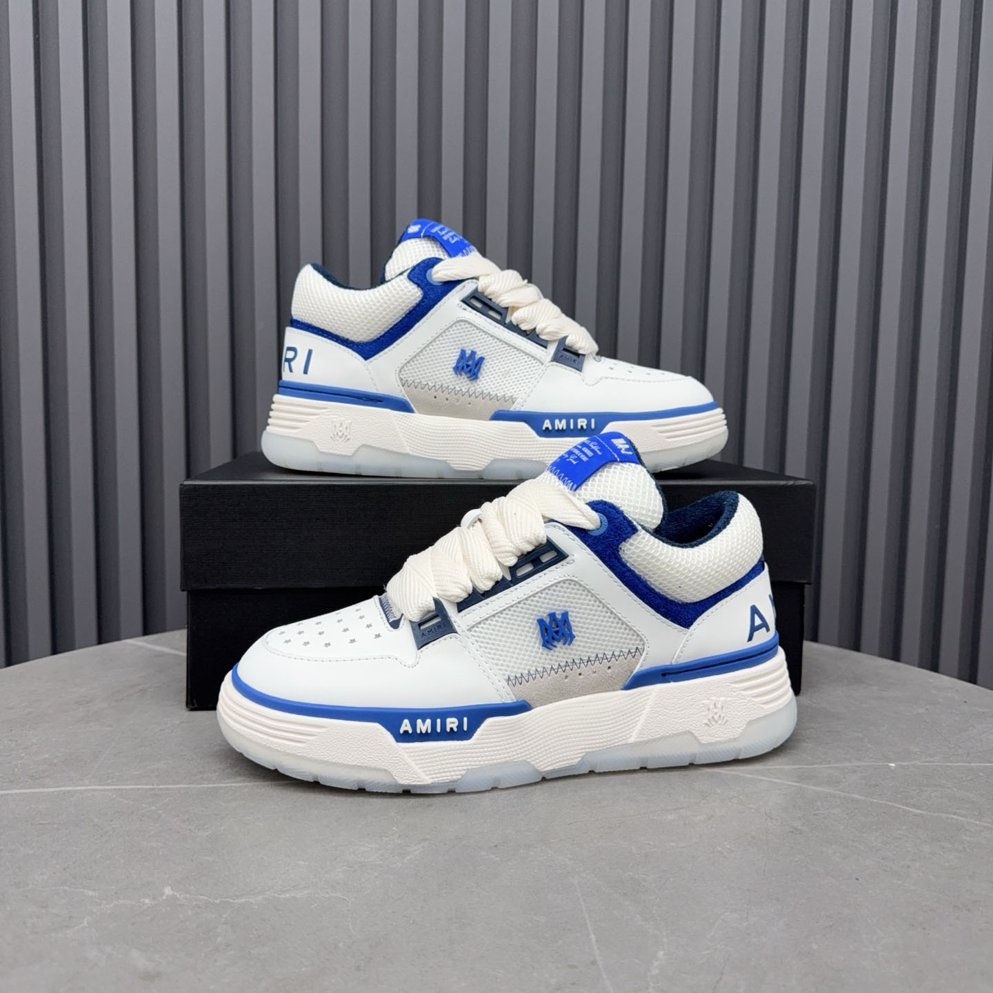 Amiri MA-1 'White Navy' - DopestKickz