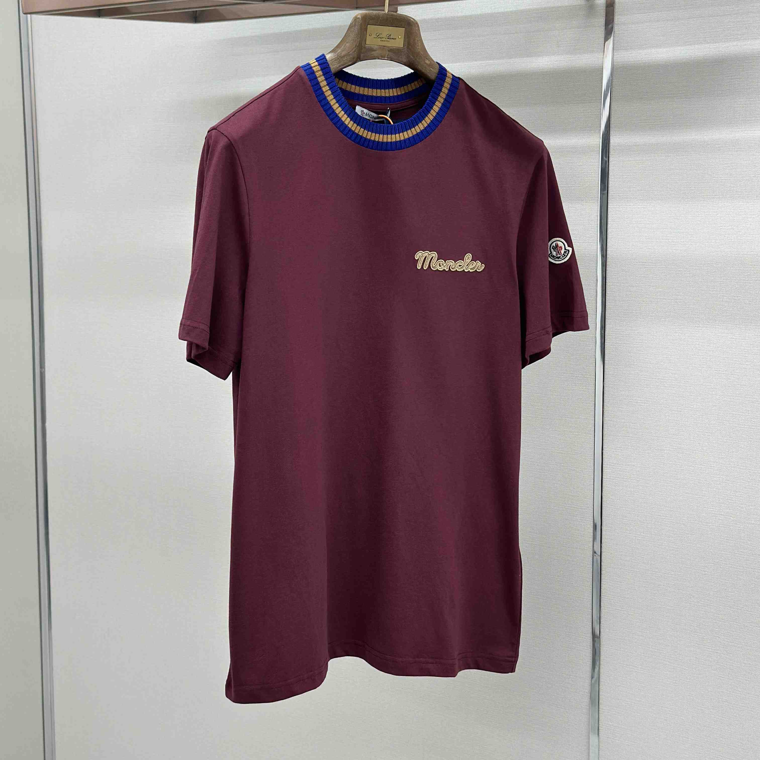 Moncler Embroidered Logo Cotton T-Shirt - DopestKickz