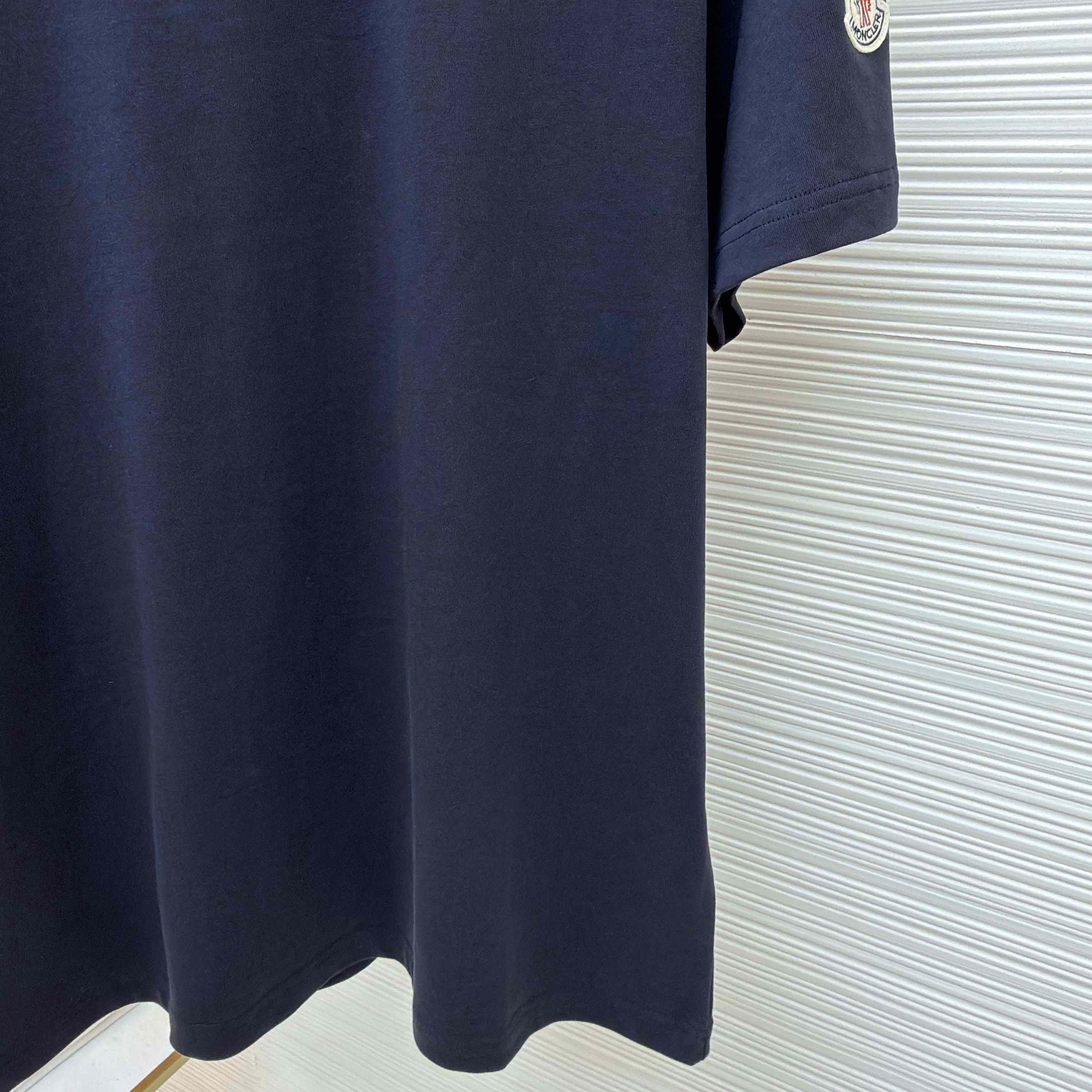 Moncler Embroidered Logo Cotton T-Shirt - DopestKickz