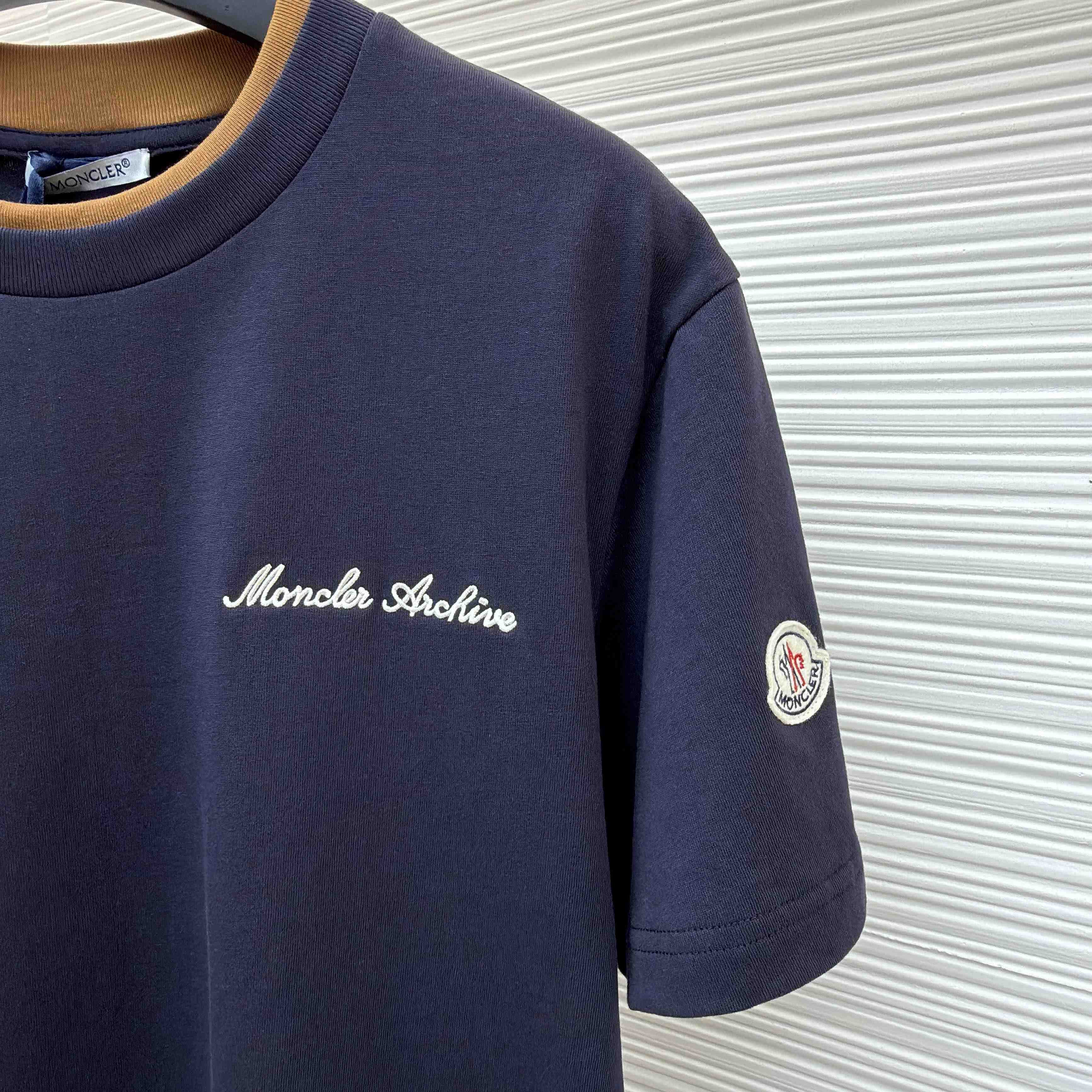 Moncler Embroidered Logo Cotton T-Shirt - DopestKickz