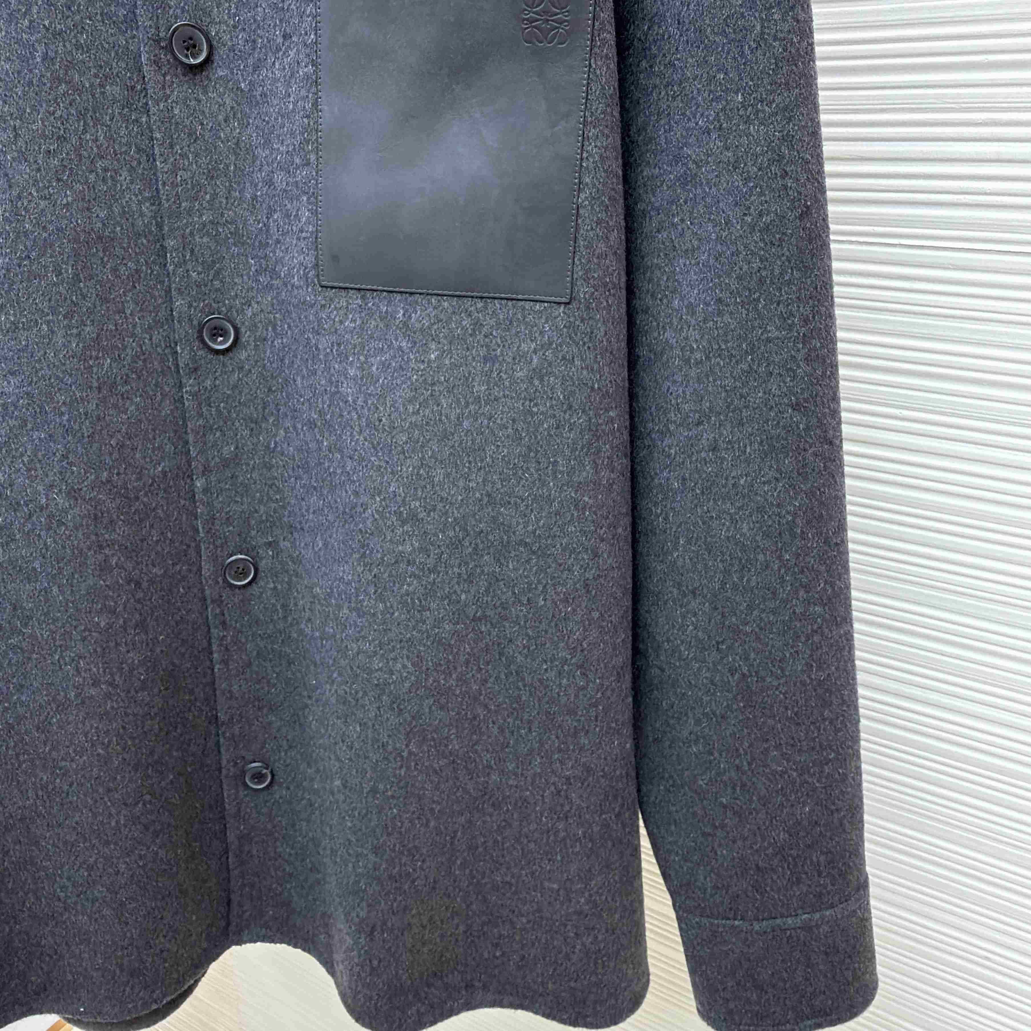 Loewe Overshirt In Wool And Cashmere - DopestKickz