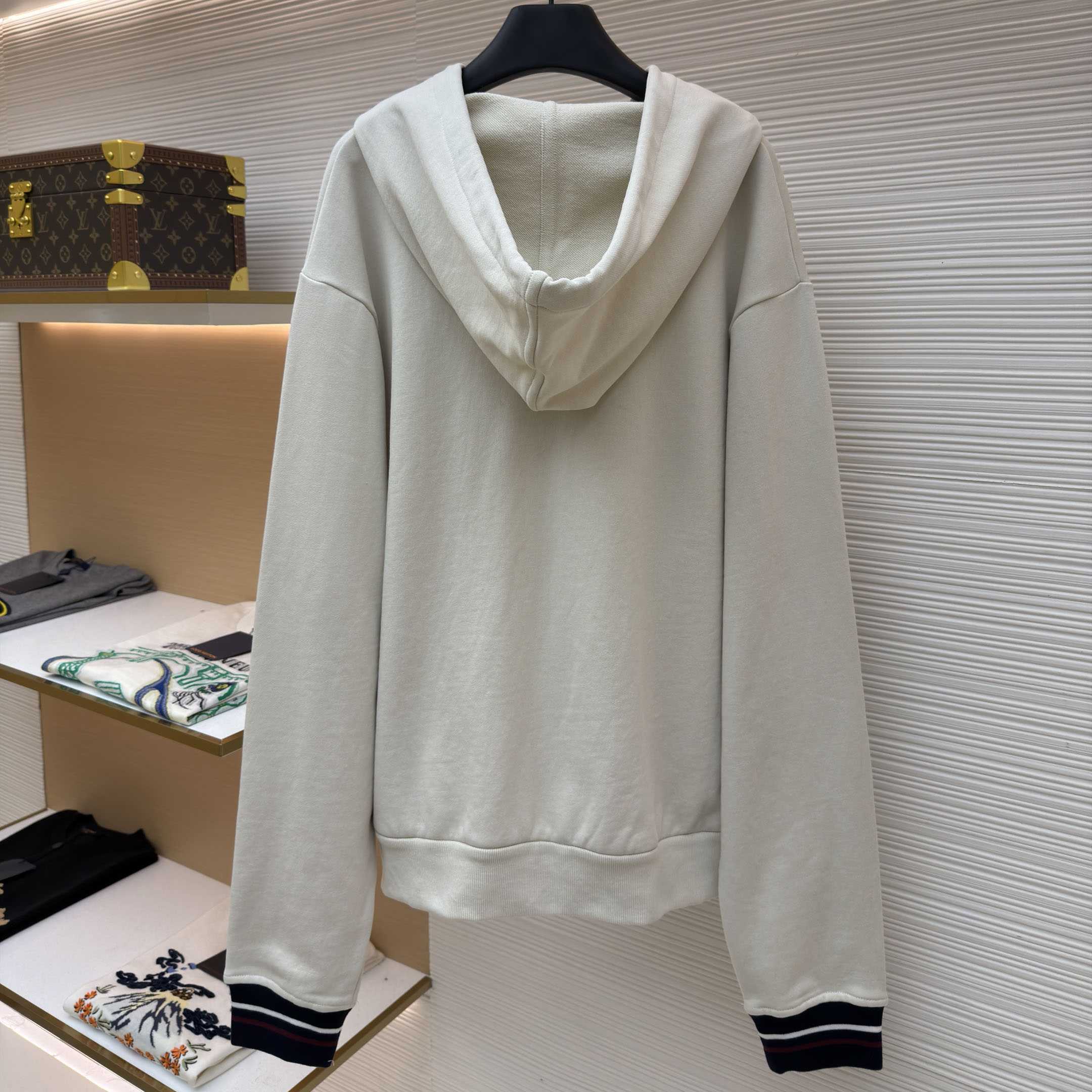 Prada   Cotton Fleece Zipper Hoodie - DopestKickz