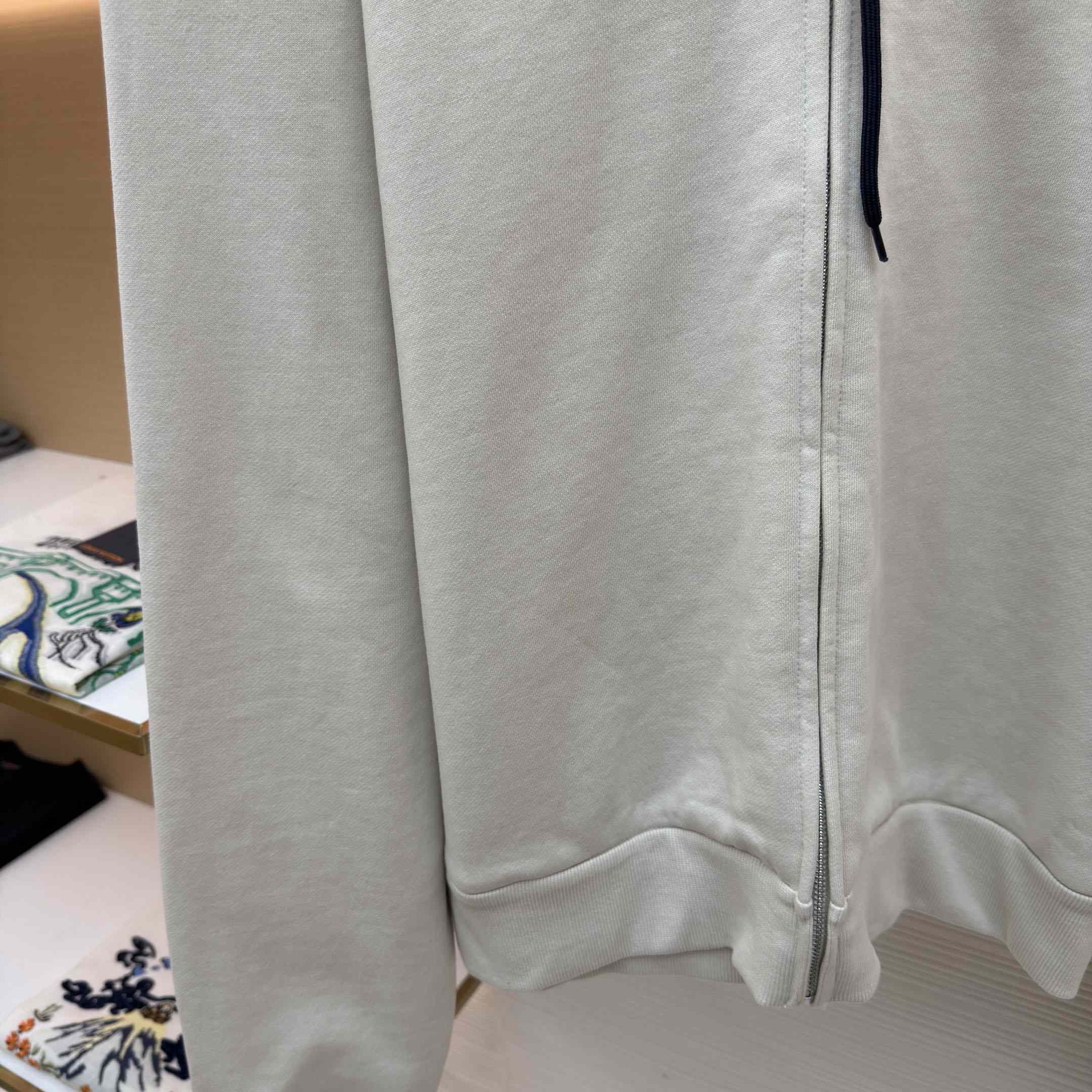 Prada   Cotton Fleece Zipper Hoodie - DopestKickz