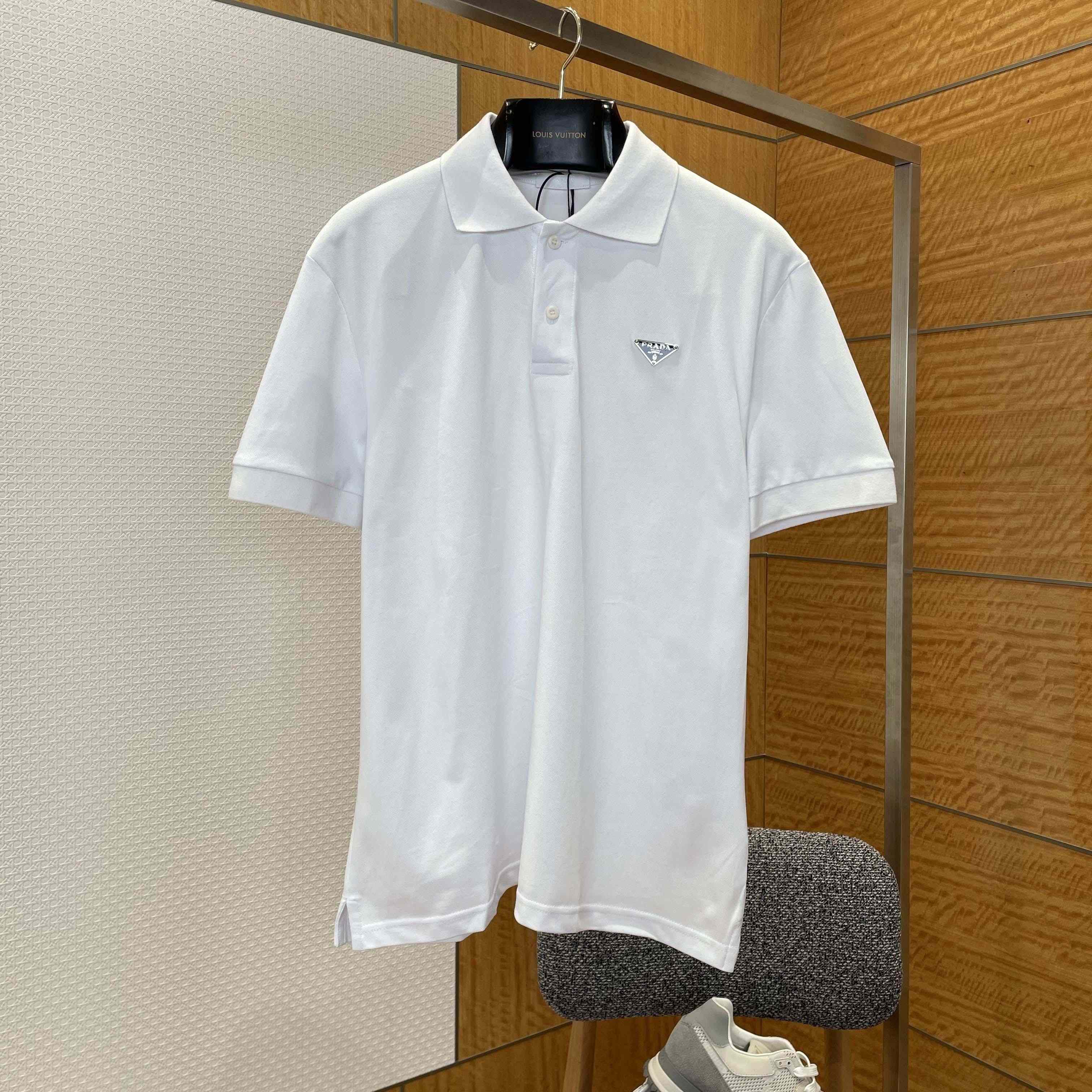 Prada Piqué Polo Shirt - DopestKickz