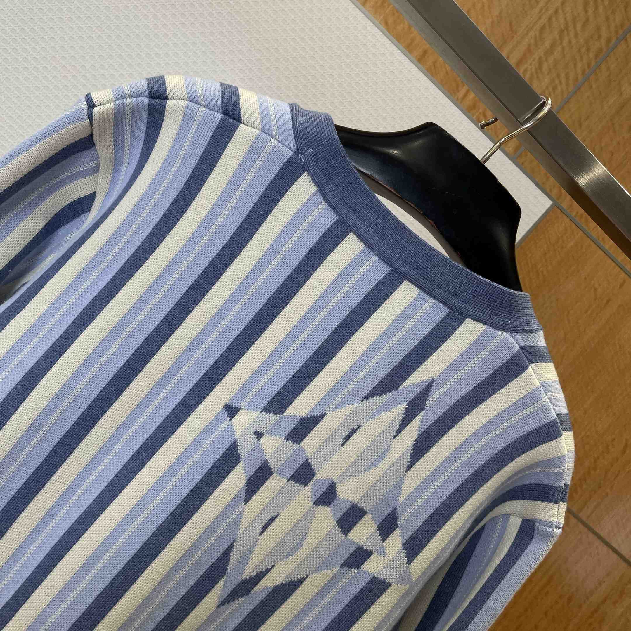 Louis Vuitton Striped Jacquard Cardigan 1AJUHI - DopestKickz