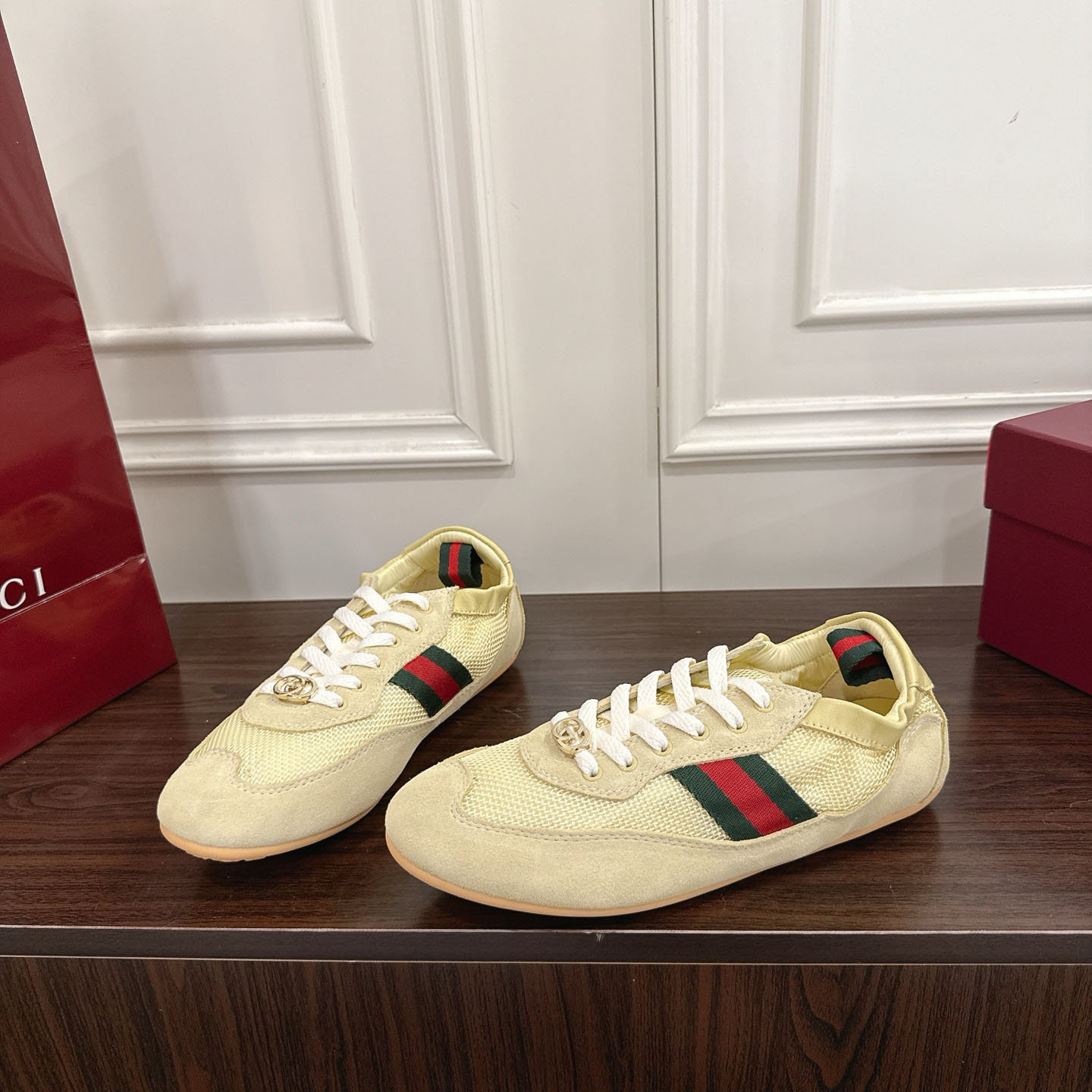 Gucci Women's Gucci Shift Sneaker - DopestKickz