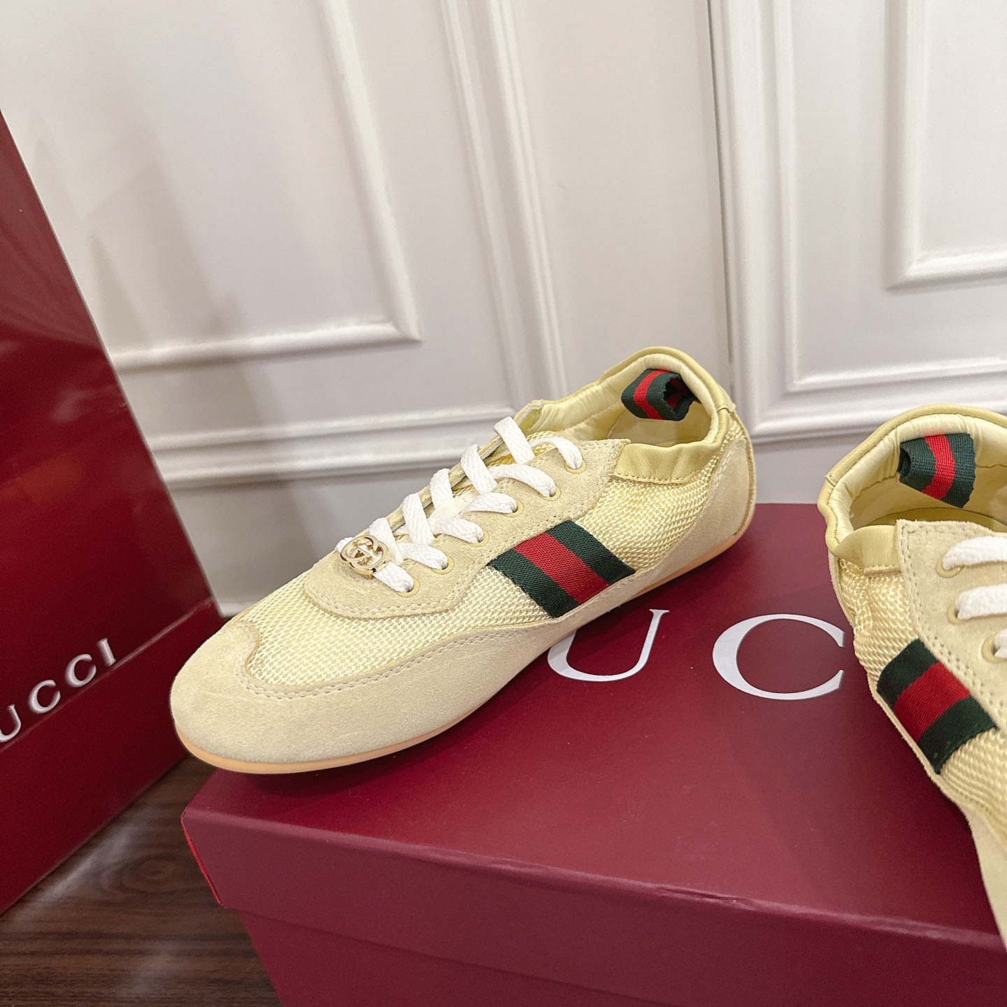 Gucci Women's Gucci Shift Sneaker - DopestKickz