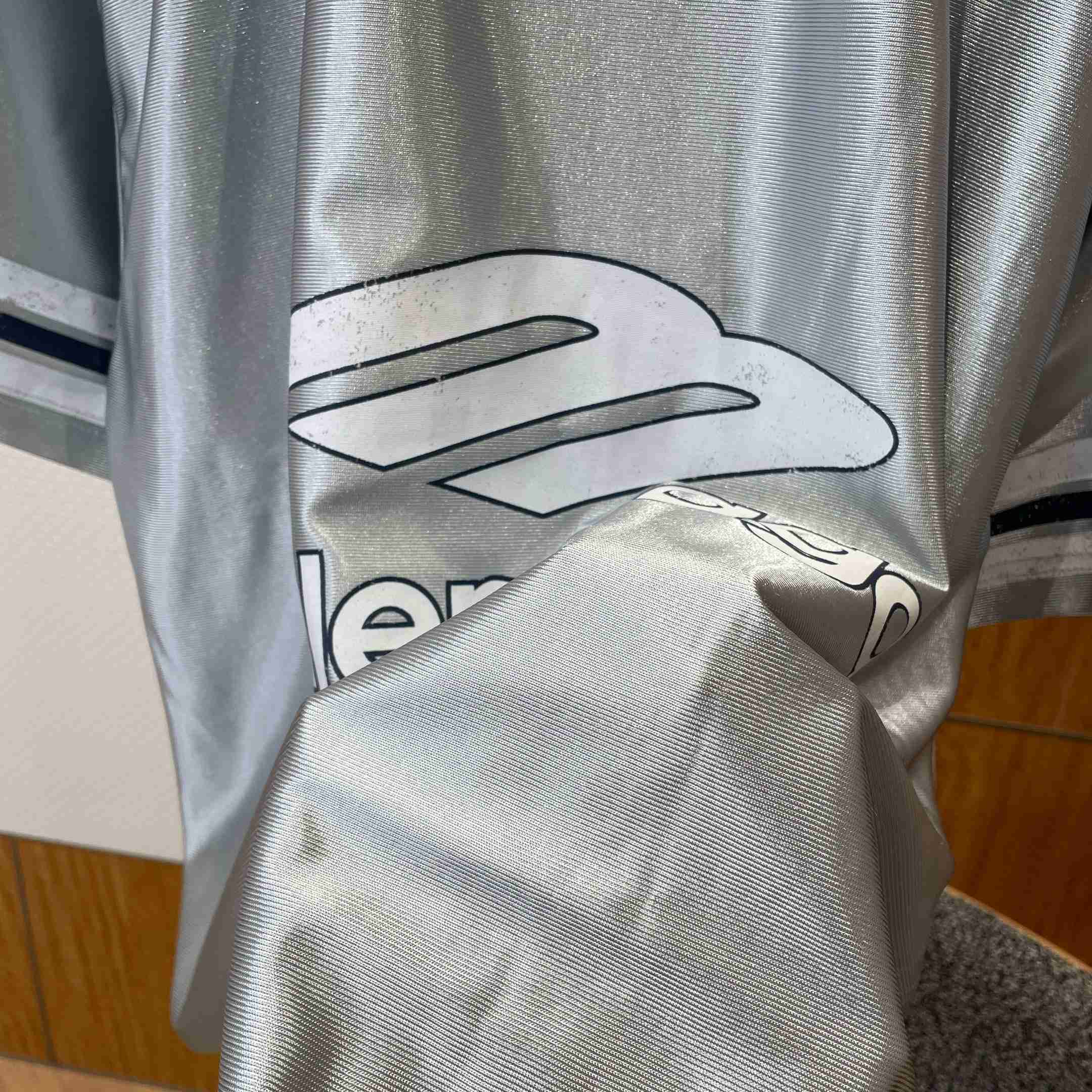 Balenciaga 3b Football V-neck T-shirt Oversized in Grey - DopestKickz