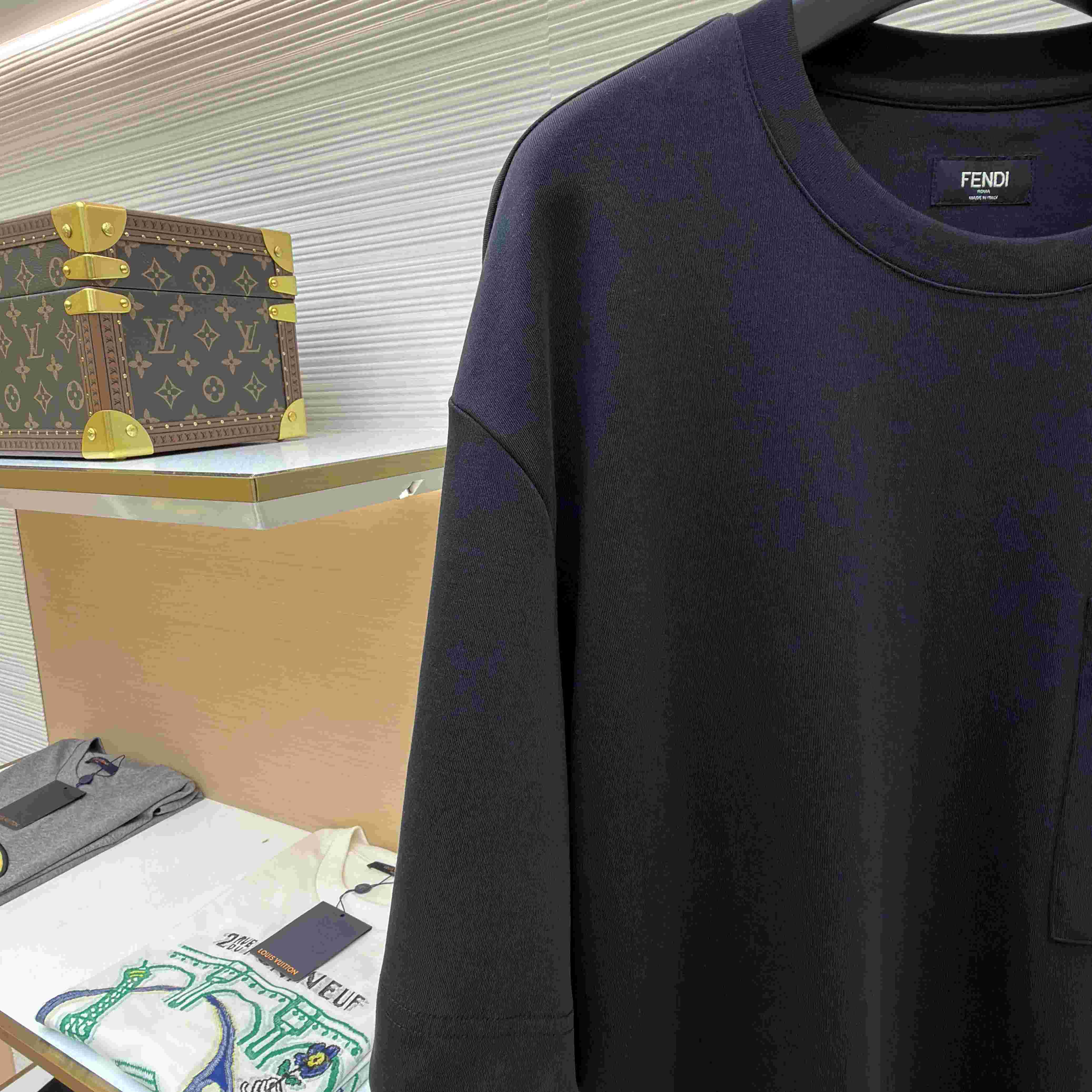 Fendi Black Cotton T-shirt - DopestKickz