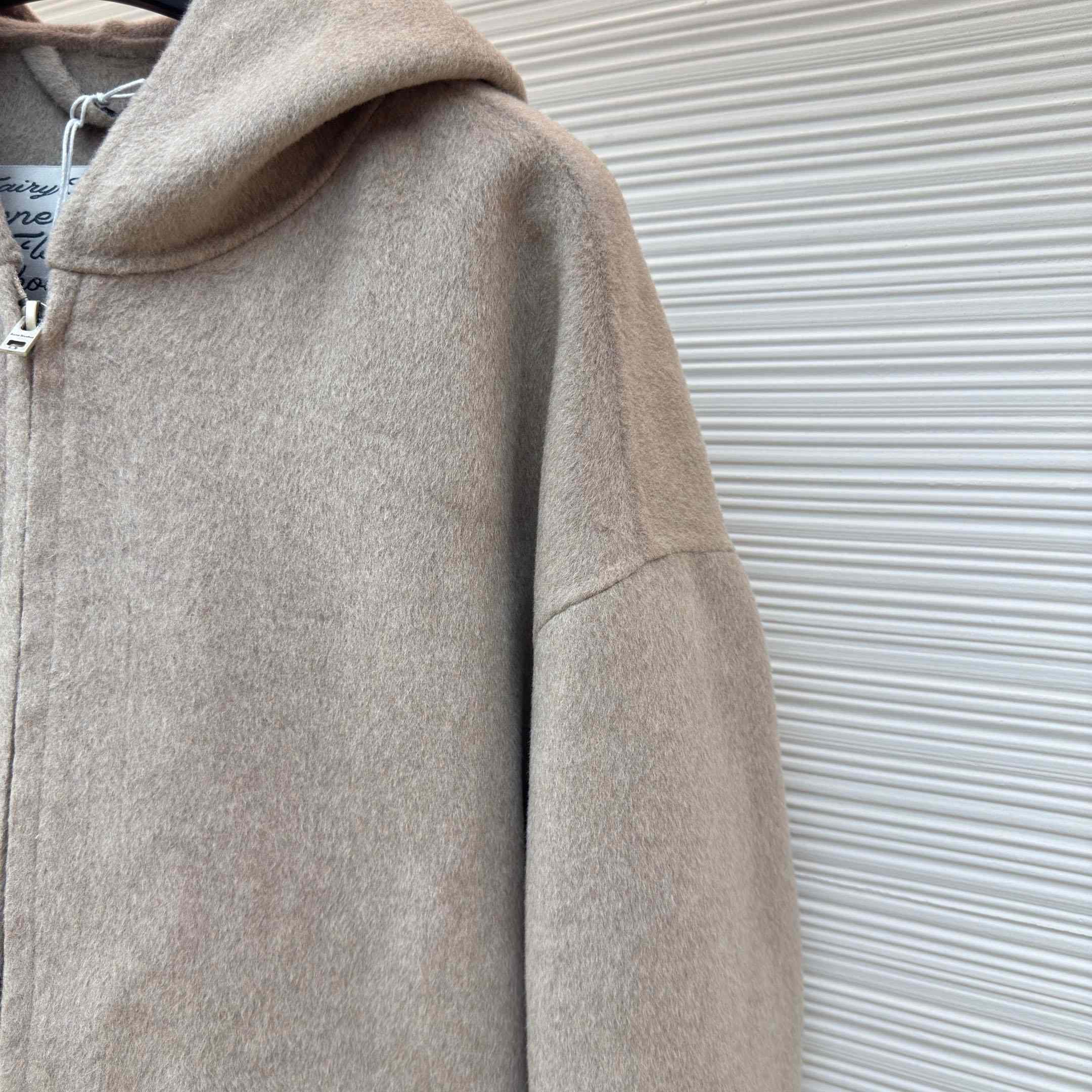 Acne Studios Cashmere Jacket With Hood - DopestKickz